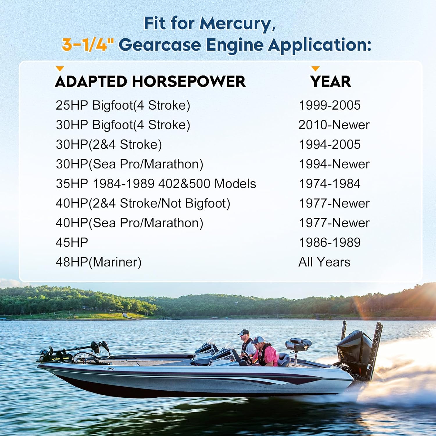 Hélice fuera de borda para barco 14 12×19, 14.25×21, 14×19, 13 14×17, 13 34×15, 14×13, 13.4×15, 10 38 x13, 9×9 apto para motores Mercury 6-300HP, 4
