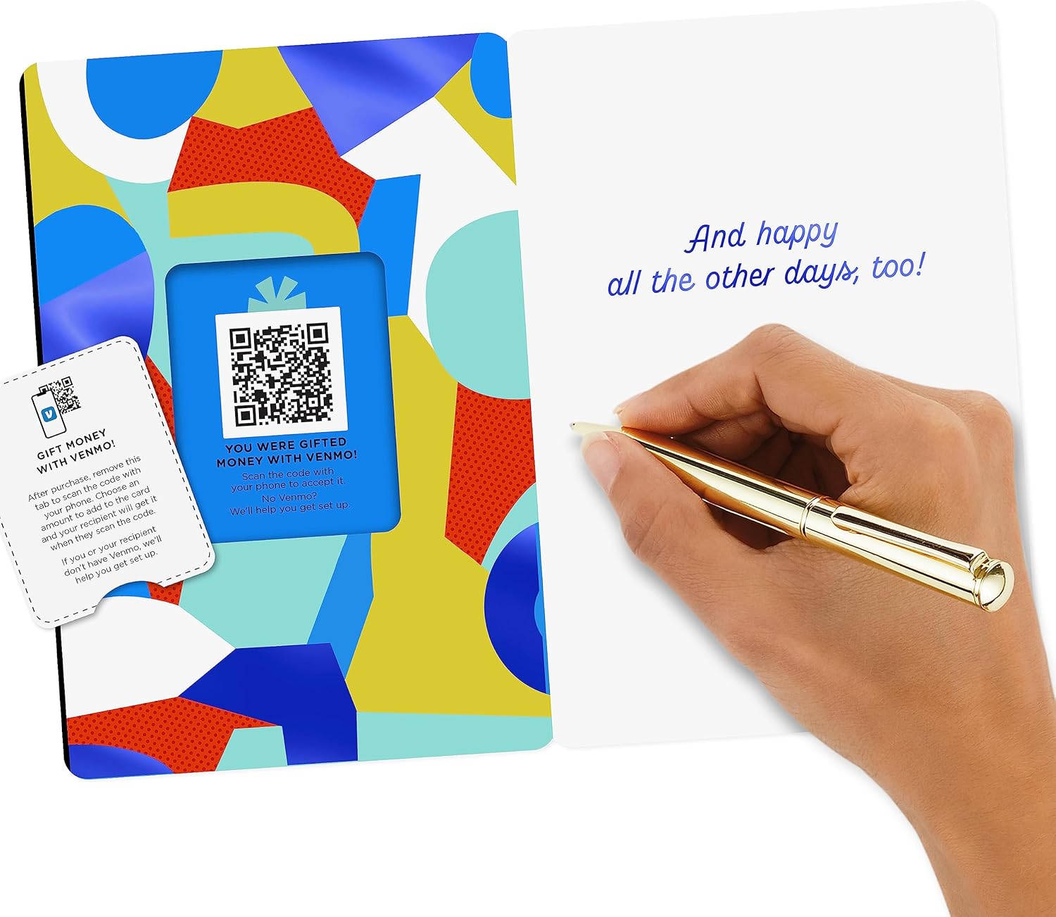 Hallmark y Venmo Tarjetas de Felicitación de Navidad (2 Tarjetas con Sobres) Felices Fiestas