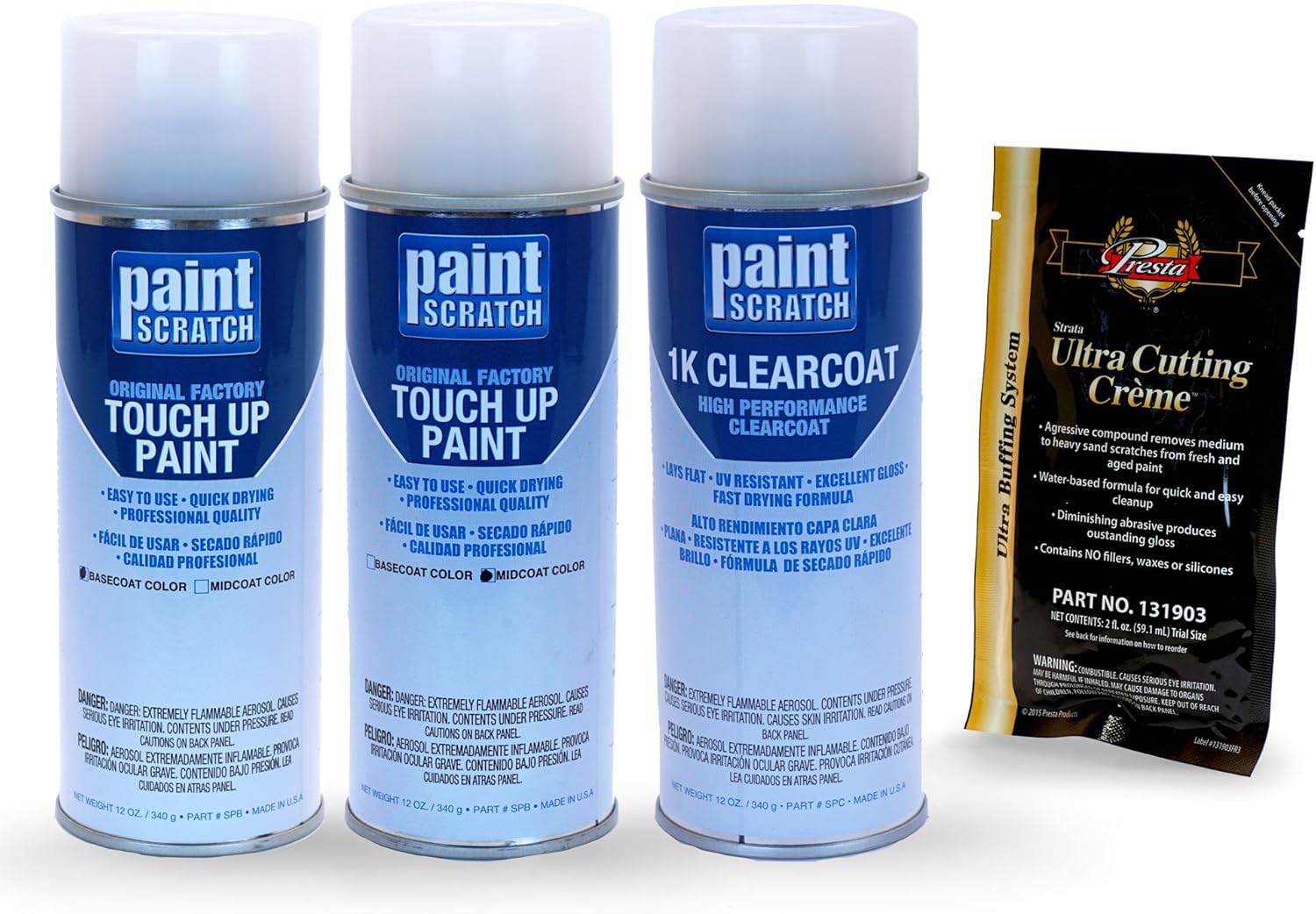 PAINTSCRATCH Kit de reparación de arañazos de coche de pintura de retoque Tricoat – CompatibleReemplazo para Chevrolet Equinox Crystal Claret
