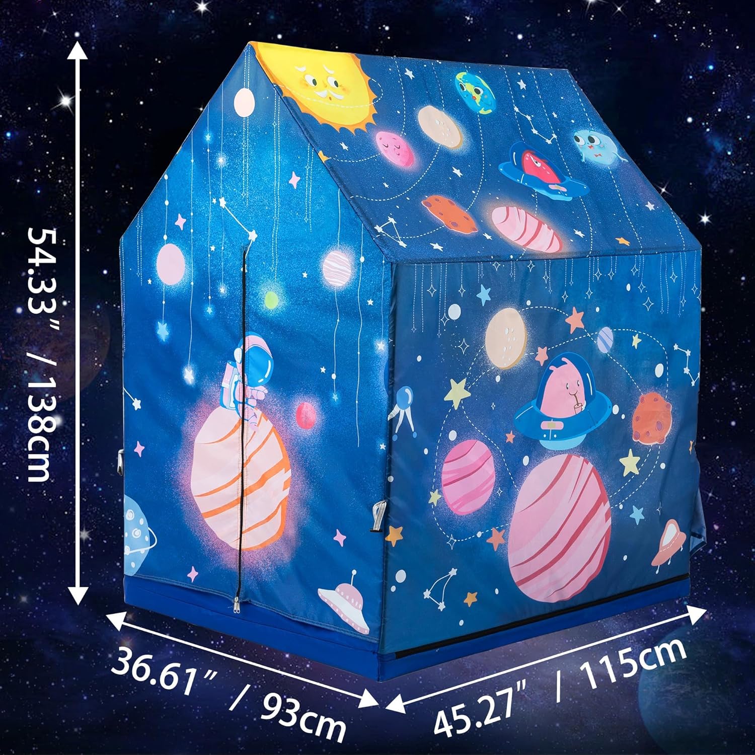 PY Super Mode Kids Play Tent for Boys, Large Toddlers Tent Indoor and Outdoor Playrooms, Children’s Game Astronaut Space World Playhouse Gift Toys,