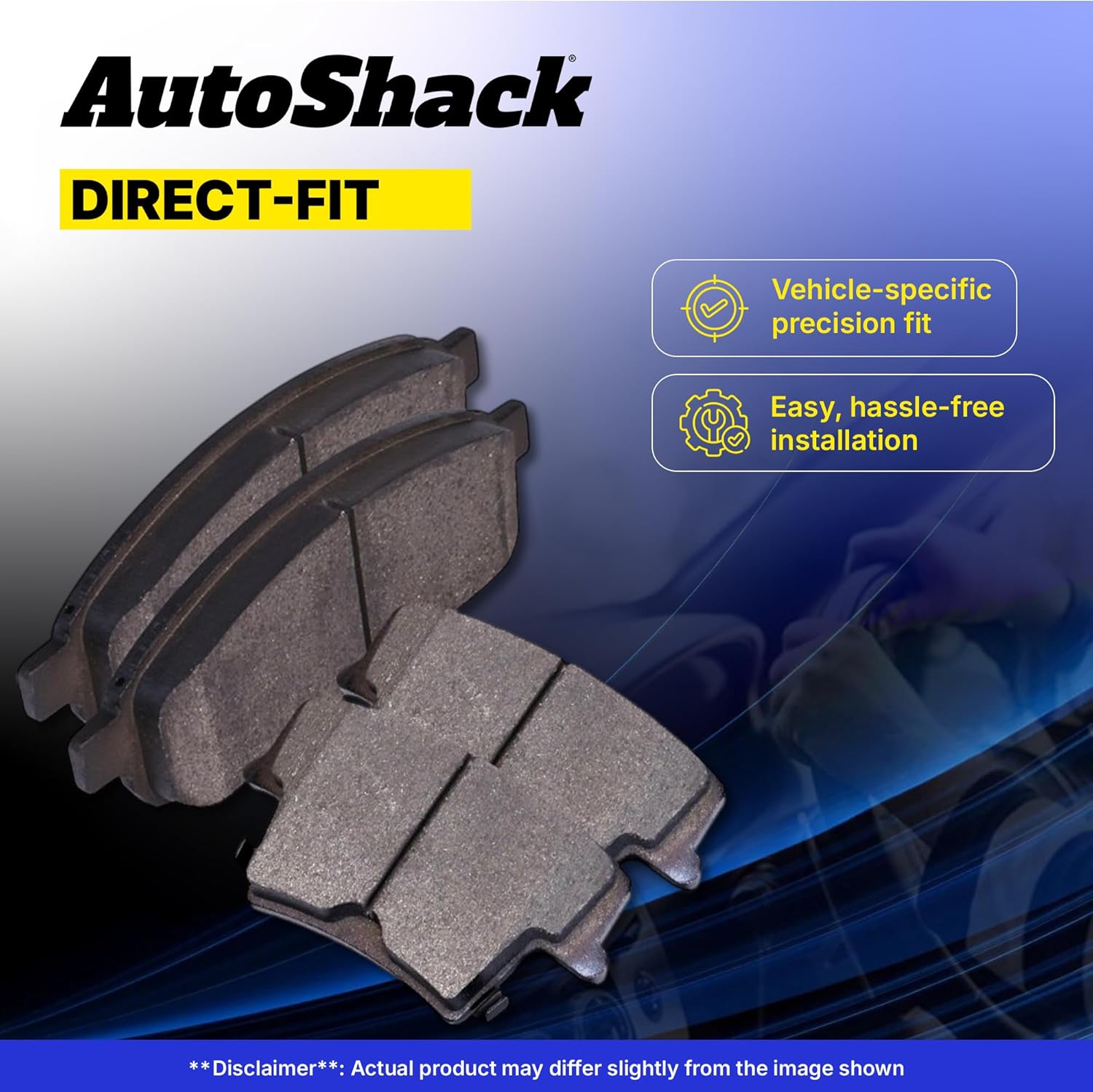 AutoShack – Juego de pastillas de freno traseras de cerámica para el lado del conductor y del pasajero para Kia Sportage Optima Magentis Amanti