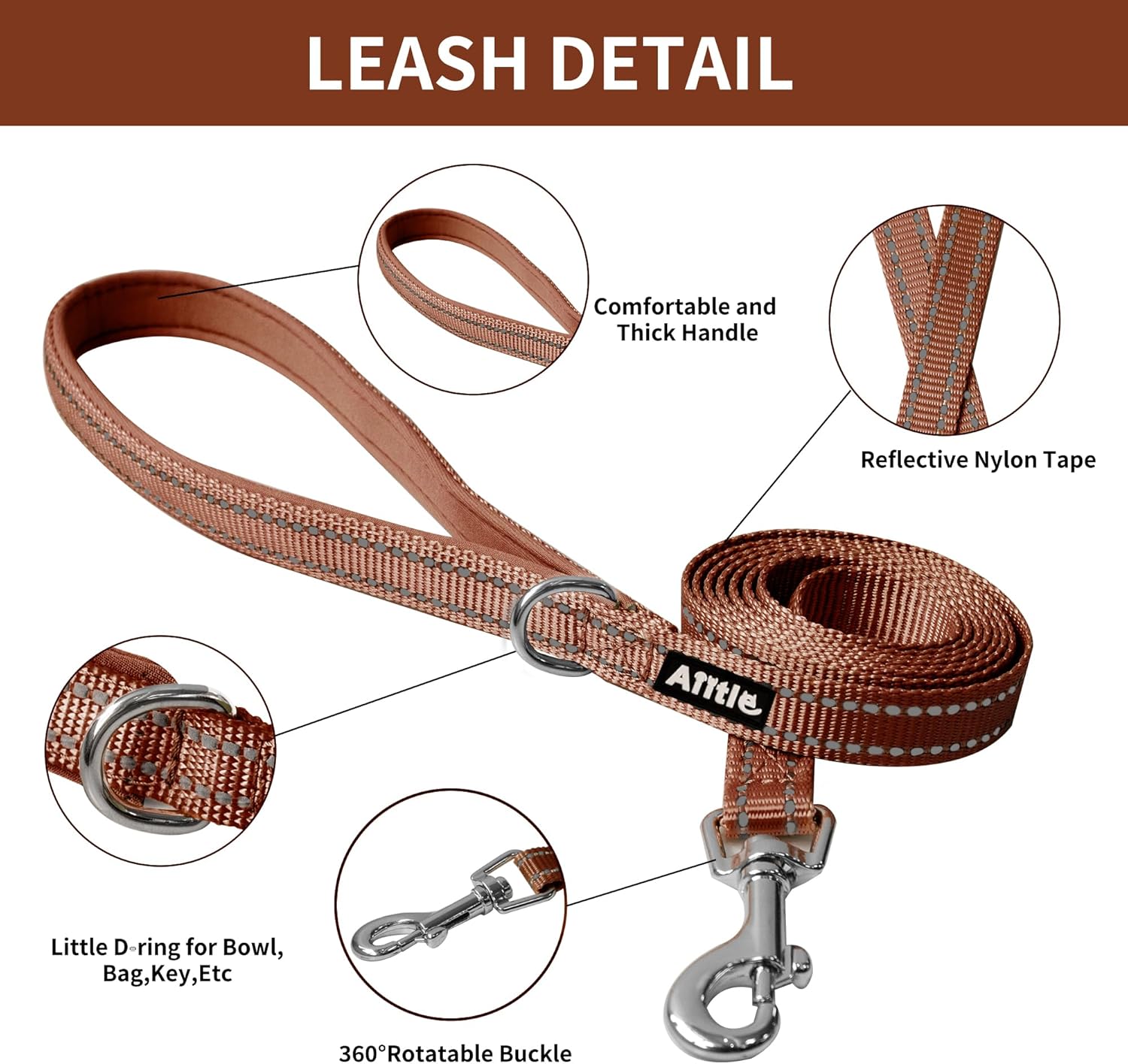 AIITLE Easy Walk – Juego de arnés y correa para perro, suministro para mascotas, sin tirones, arnés ajustable para perro con chaleco acolchado para