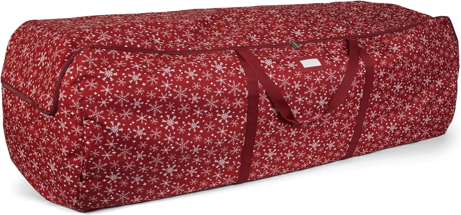 Covermates Keepsakes Garland – Bolsa de lona de poliéster duradero, asas reforzadas, se adapta a guirnaldas de hasta 25 pies dependiendo del grosor,