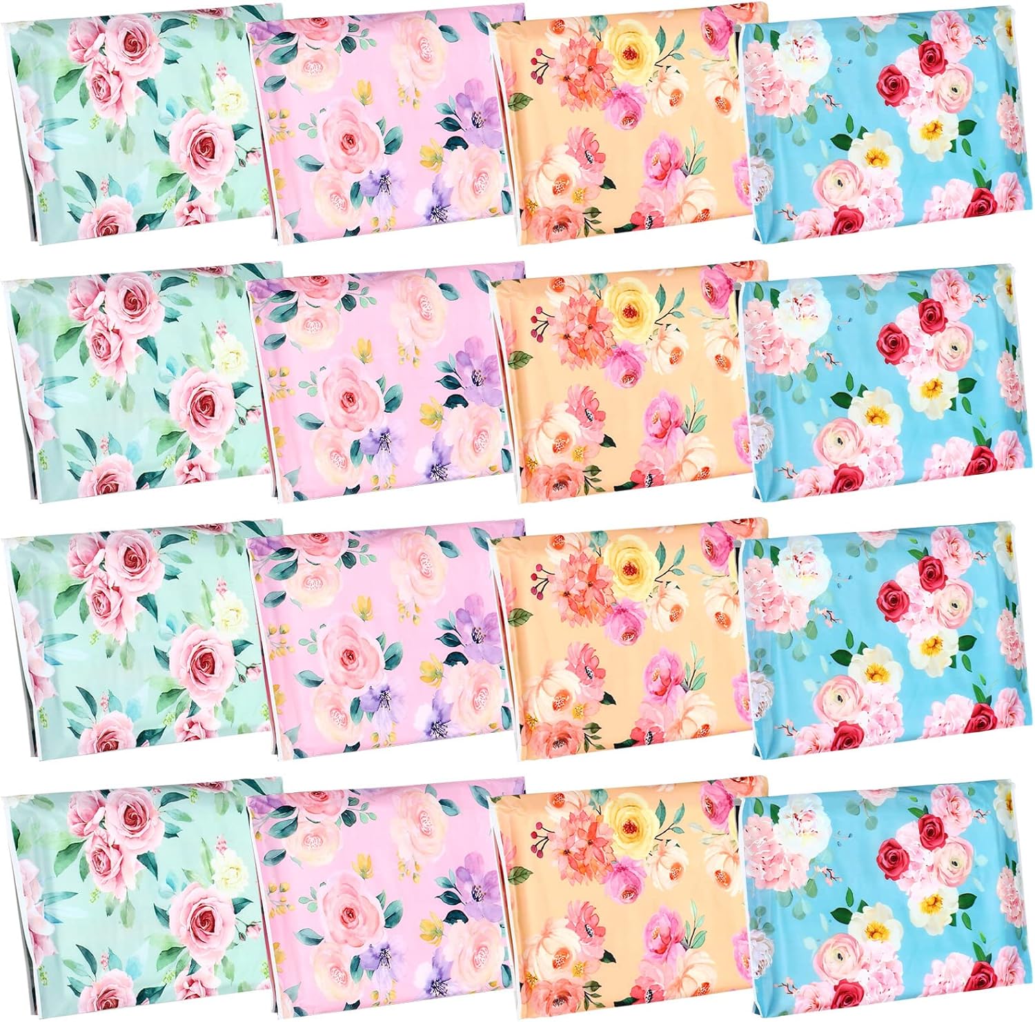 40 pañuelos florales de viaje de 3 capas, paquete delgado de bolsillo para cartera, pañuelos faciales, tamaño de viaje, artículos esenciales de