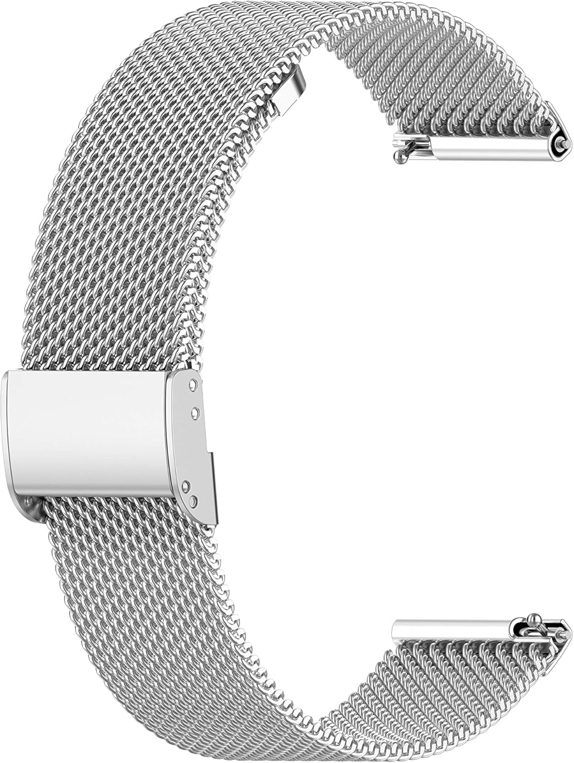 Chofit Correa de malla metálica de acero inoxidable compatible con Amzhero IDW13IDW16IDW19Runfit-2 correas de reloj para mujeres y hombres, correa