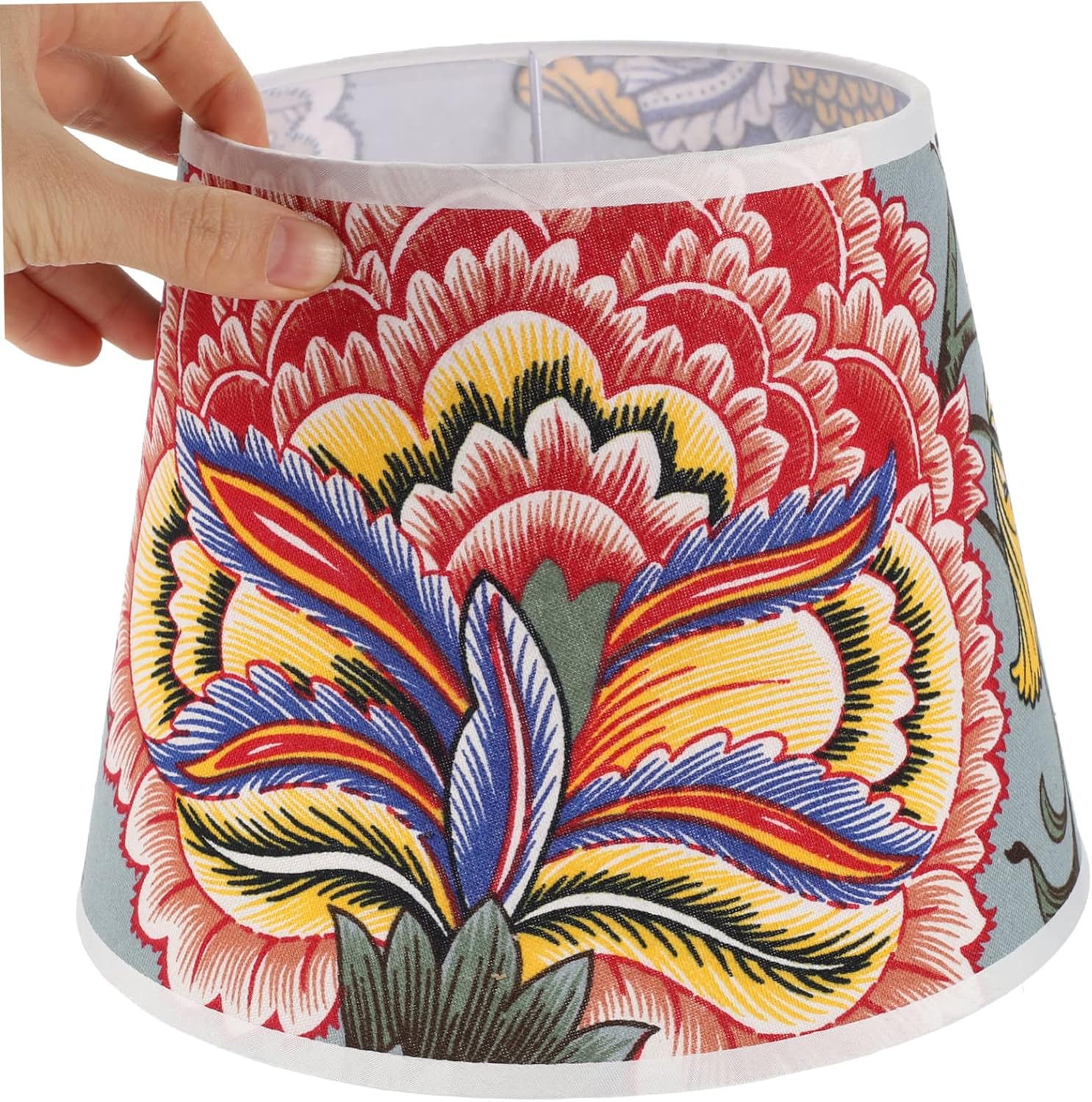 Uonlytech Pantalla de tela de color para lámpara de escritorio, pantallas de lámpara pequeña, pantalla de noche, pantalla de repuesto, pantallas de