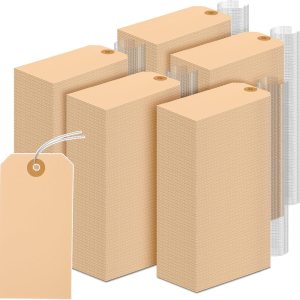 350 etiquetas de envío con alambre de 4 34 pulgadas x 2 38 pulgadas, etiquetas en blanco para colgar de papel con ojales reforzados, etiquetas de 350 etiquetas de envío con alambre de 4 34 pulgadas x 2 38 pulgadas, etiquetas en blanco para colgar de papel con ojales reforzados, etiquetas de