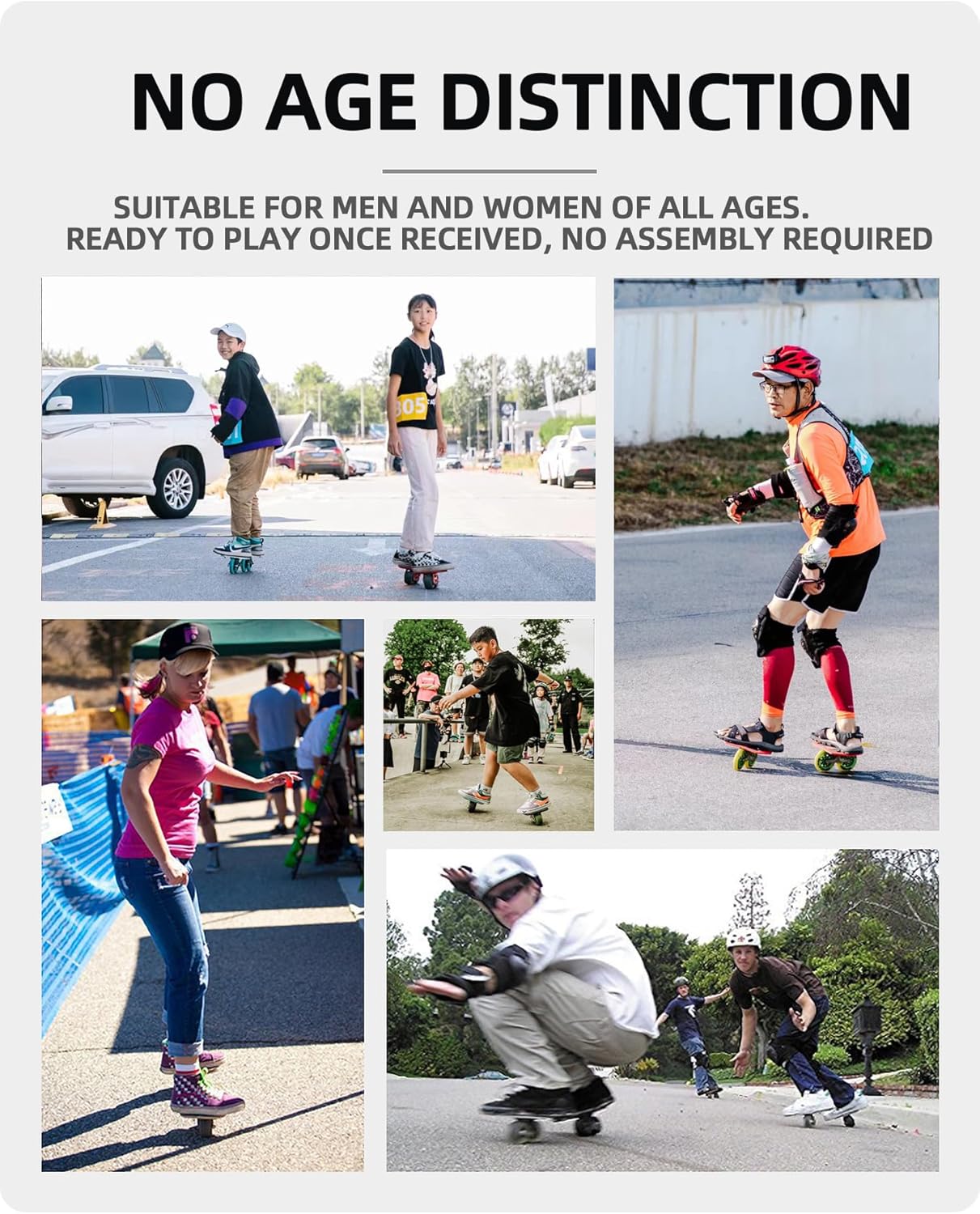 Freesktes Drift Board Brush Street Transport Big Wheel Road Board High Elastic Super Wheel Race Marathon Tabla entera Split Skateboard-Rueda de