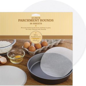 Mrs. Anderson’s Baking Rondas de pastel de pergamino antiadherentes, 10 pulgadas, 36 hojas Mrs. Anderson’s Baking Rondas de pastel de pergamino antiadherentes, 10 pulgadas, 36 hojas