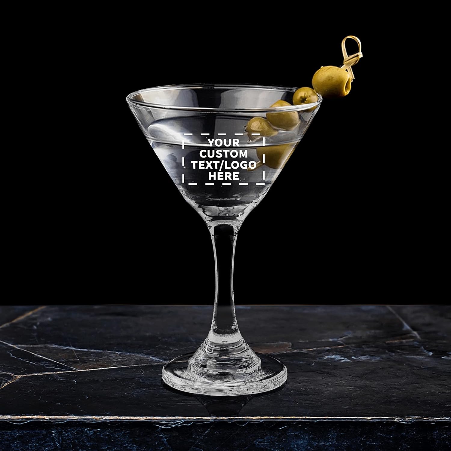 Vasos de Martini clásicos personalizados de 9.25 onzas, juego de 10, paquete personalizado a granel, ideal para cócteles, recuerdos de boda,