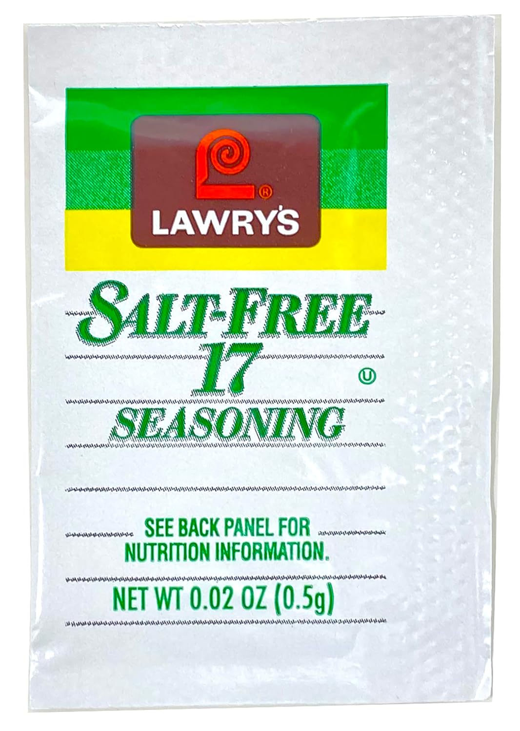 Lawry’s – Paquetes de condimentos sin sal, sin sal, 17 paquetes individuales de condimentos sin sal, paquetes de especias sin sal, paquetes de