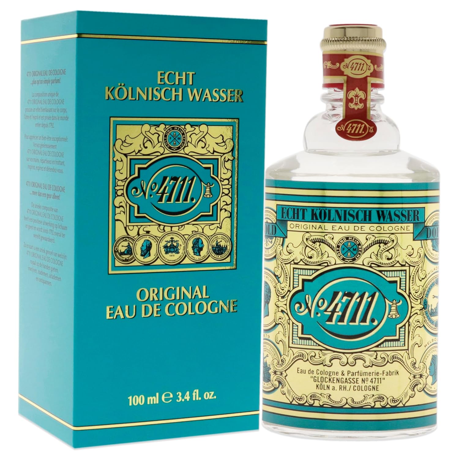 4711 Muelhens Edc para hombre 3.4 onzas  3.4 fl oz, 3.4 onzas líquidas