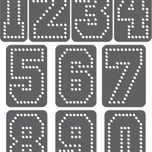 Rhinestone Genie Font-Sports – Plantilla magnética de diamantes de imitación de 3 pulgadas, color negro Rhinestone Genie Font-Sports – Plantilla magnética de diamantes de imitación de 3 pulgadas, color negro