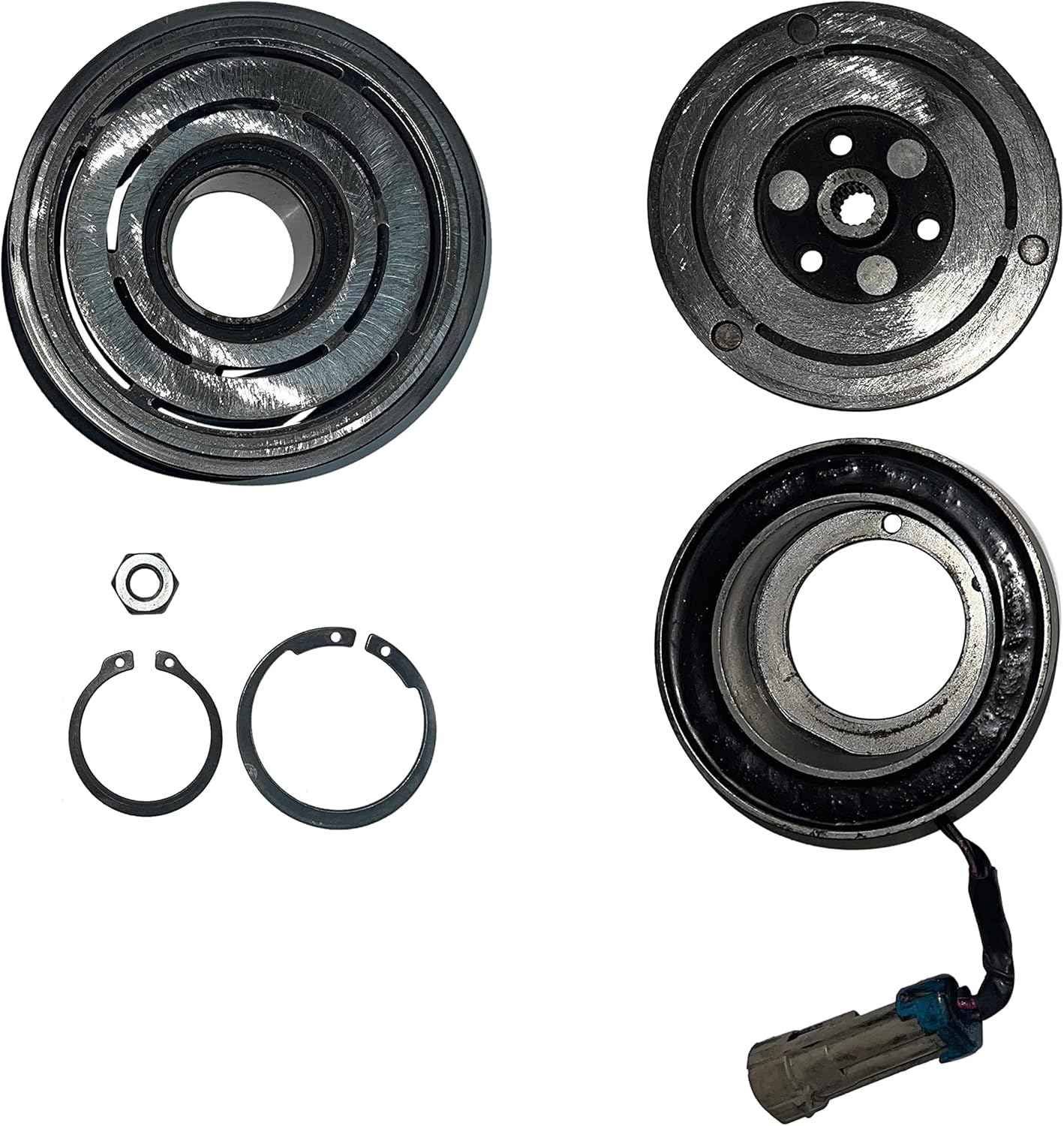 Embrague de compresor RYC AC IG495-01-CL (se adapta a Chevrolet Sonic 1.4L 2013-2020 compatible con Chevrolet Trax 1.4L 2013-2022 compatible con