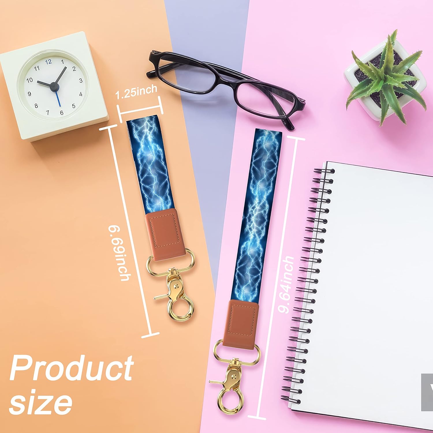 Llavero con cordón de muñeca, llavero de automóvil, llavero de pulsera para mujeres y hombres
