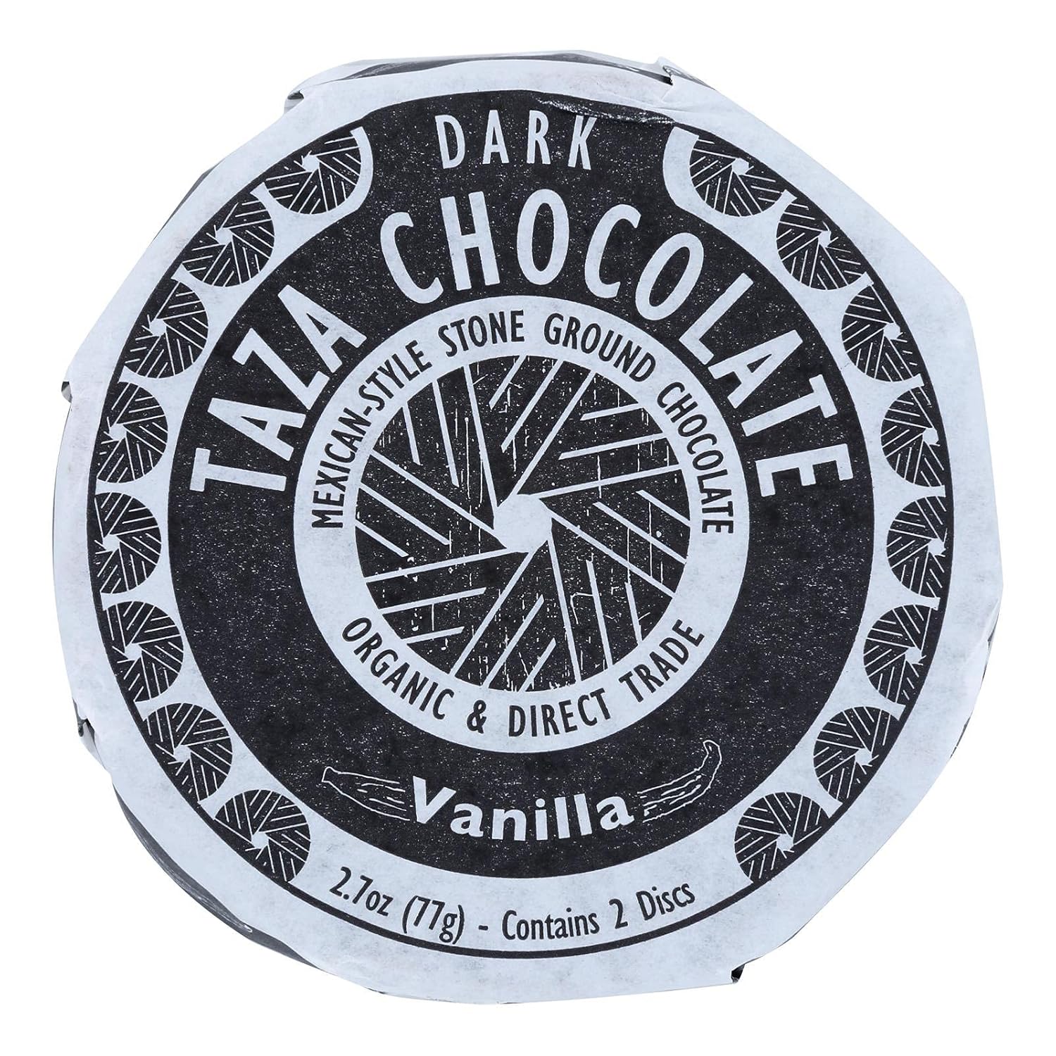 Taza Organic Vanilla Chocolate Mexicano Disc, 2.7 onzas (12 por caja)