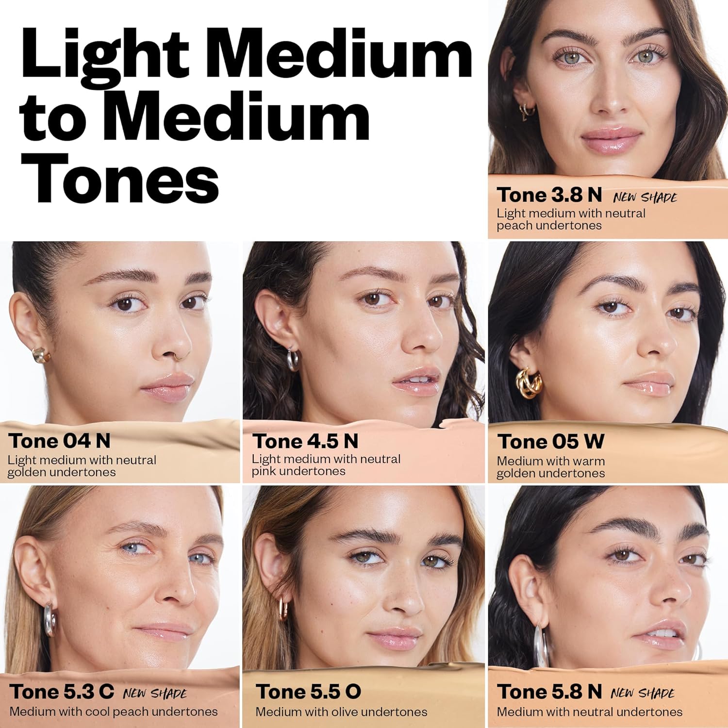 Kosas Mini corrector revelador  maquillaje de cobertura media, oculta ojeras debajo de los ojos, manchas oscuras y manchas (tono 04)