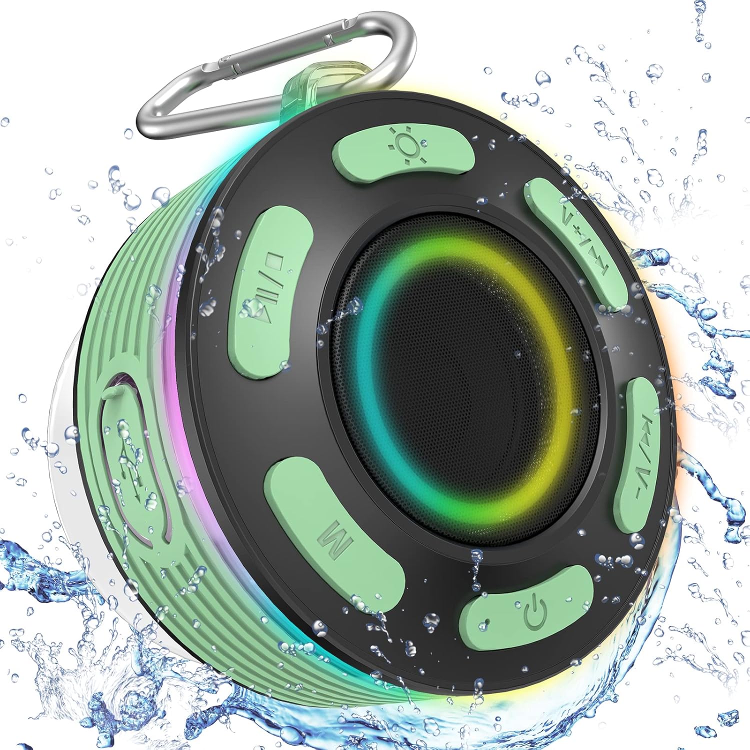 Donerton Altavoces Bluetooth verdes