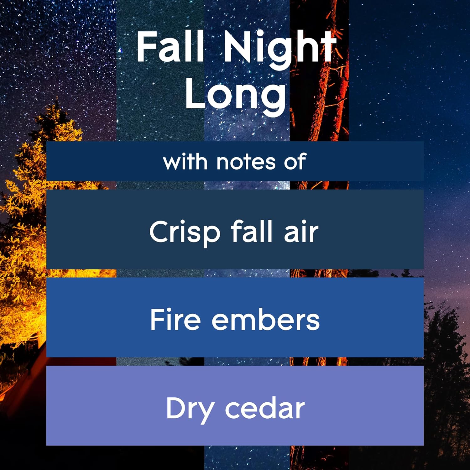 Glade PlugIns – Recambios de ambientador, aceites esenciales y perfumados para el hogar y el baño, Fall Night Long + Starlight & Snowflakes Mix
