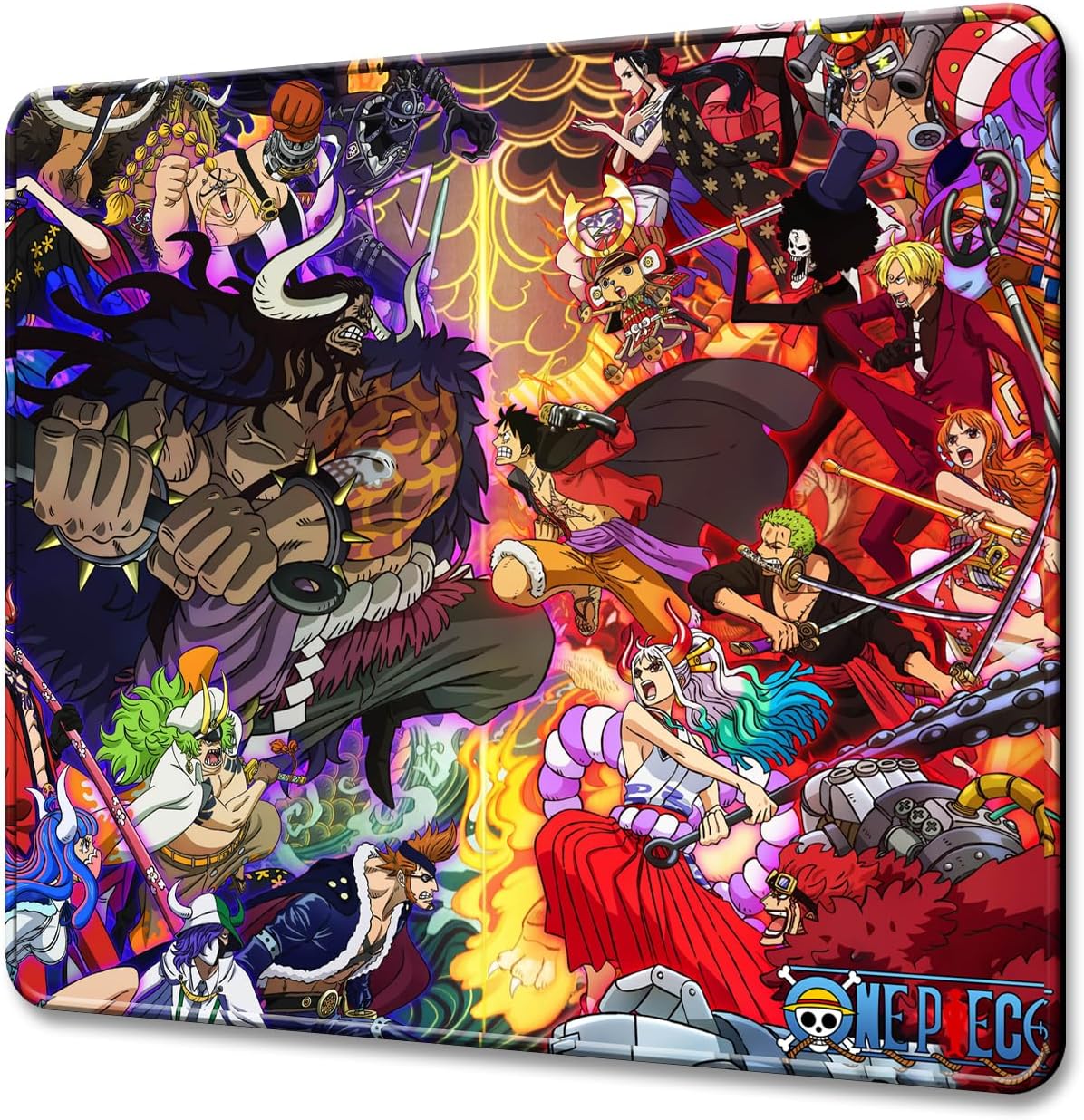Alfombrilla de mouse de anime, alfombrilla de mouse pequeña para juegos y oficina en casa, base de goma antideslizante con bordes cosidos,