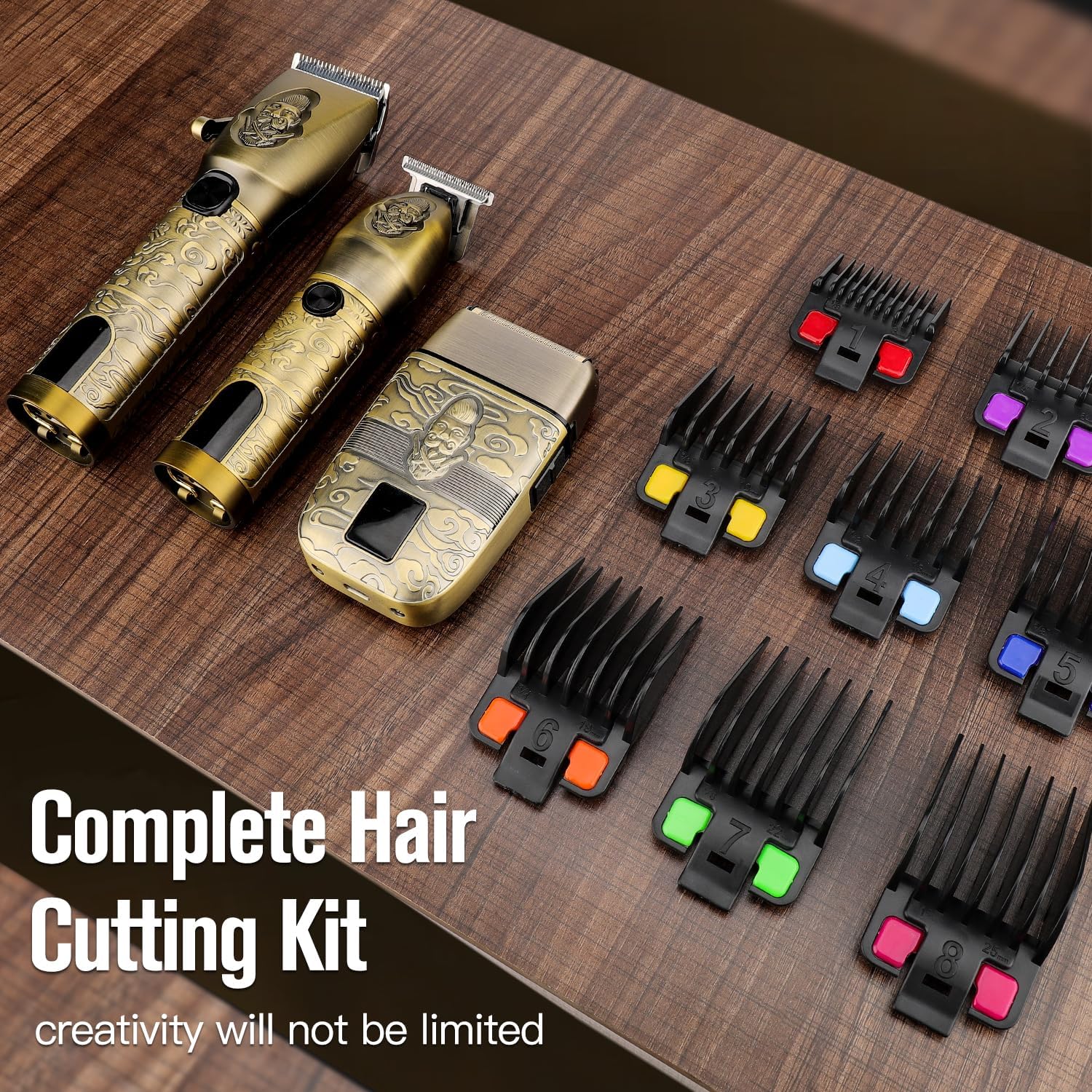 Suttik Cortapelos profesionales para hombres, cortadoras de pelo inalámbricas, cortadoras de pelo y afeitadoras eléctricas para hombres, 3 en 1 para