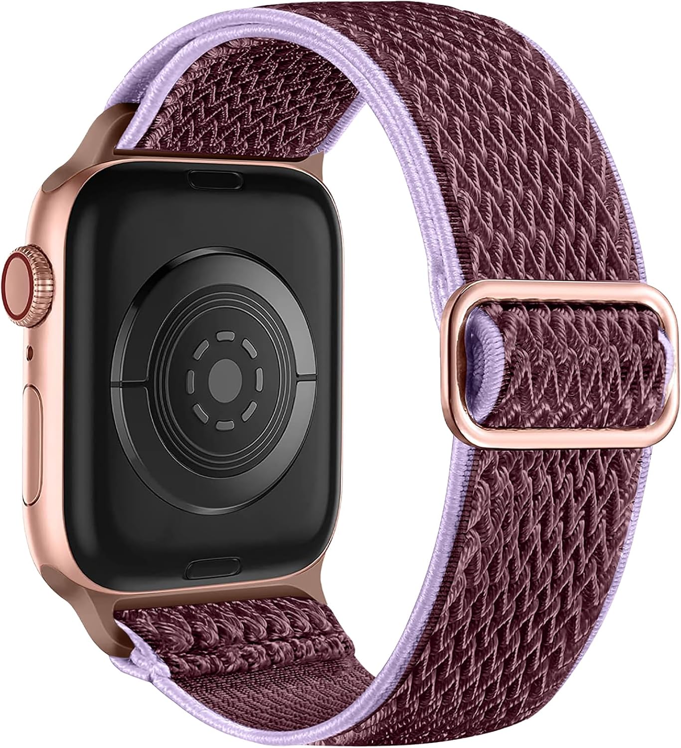 Lerobo Correa elástica de nailon para reloj Solo Loop, compatible con Apple Watch Series 1-9, SE, Ultra 38404142441.772 in, correa de repuesto