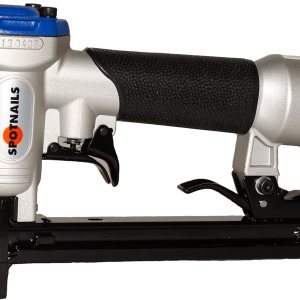 Spot Nails PS5016 – Grapadora de tapicería para grapas de corona de calibre 20 de 12 pulgada, 18 – 916 pulgadas, plata, negro y azul Spot Nails PS5016 – Grapadora de tapicería para grapas de corona de calibre 20 de 12 pulgada, 18 – 916 pulgadas, plata, negro y azul