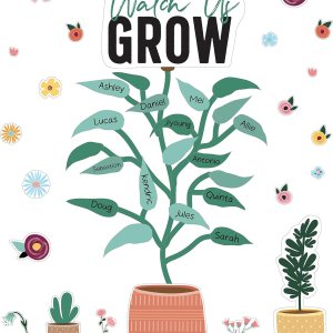 Carson Dellosa – Juego de tablones de anuncios Grow Together Watch Us Grow de 72 piezas, juego de tablones de anuncios de plantas con decoración de Carson Dellosa – Juego de tablones de anuncios Grow Together Watch Us Grow de 72 piezas, juego de tablones de anuncios de plantas con decoración de