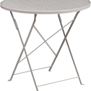 Flash Furniture – Mesa plegable de acero para interiores y exteriores de acero negro cuadrado de grado comercial Flash Furniture – Mesa plegable de acero para interiores y exteriores de acero negro cuadrado de grado comercial