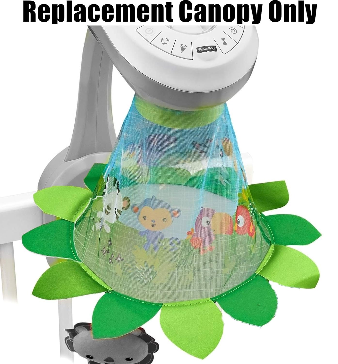 Fisher-Price Rainforest Grow-with-Me DFP09 – Toldo de repuesto para proyección