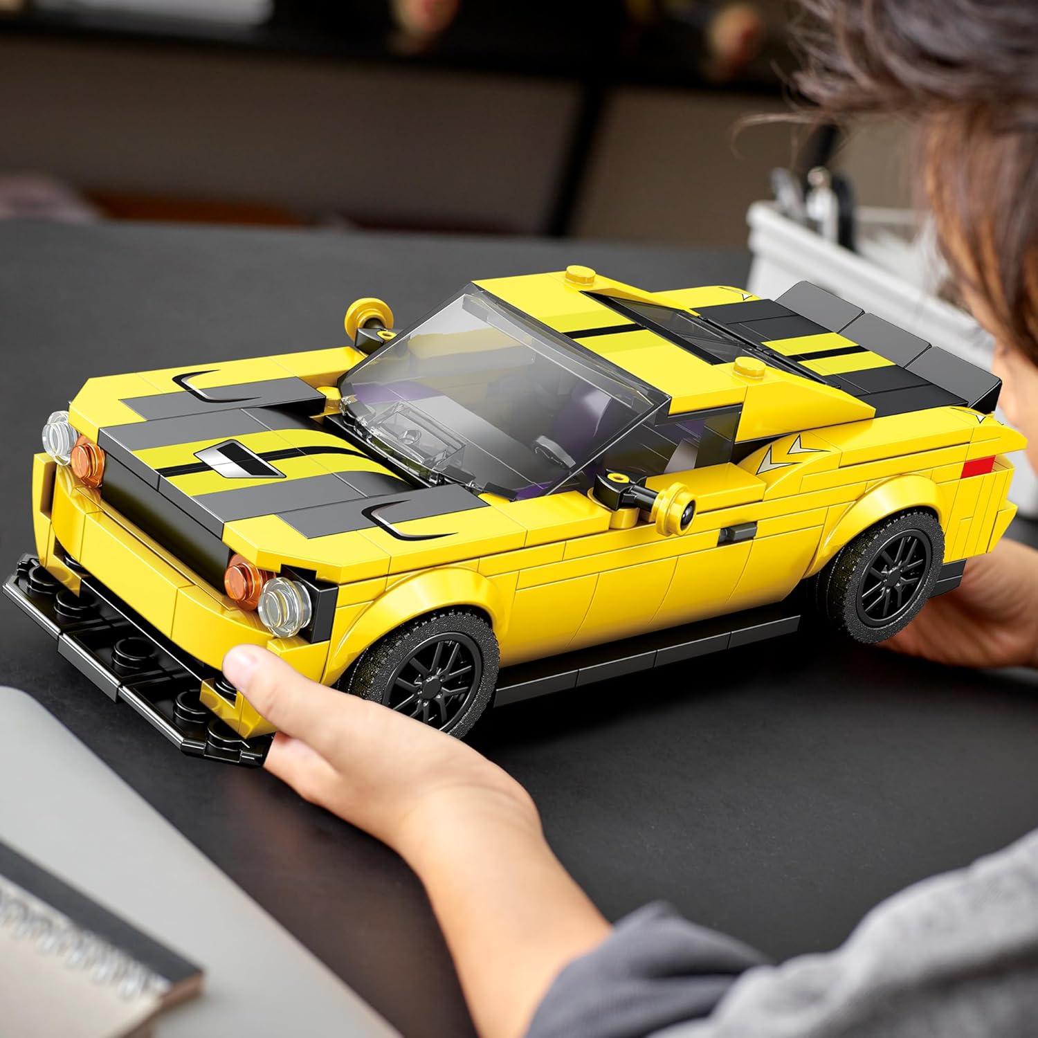 ZYLEGEN Kit de construcción de autos súper deportivos, juguete de construcción de modelo Hypercar, kit de bloques de construcción de autos de