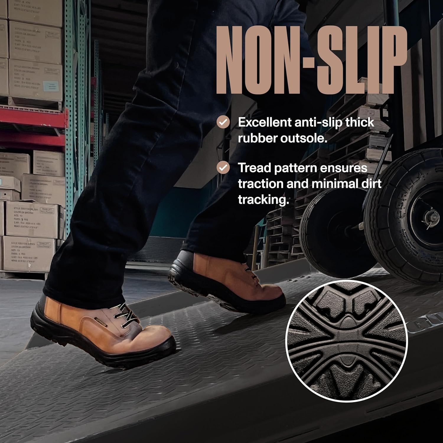 Botas de trabajo impermeables para hombre, punta suave, cuero impermeable de 6 pulgadas, forro aislante, botas de trabajo ultra secas, botas de