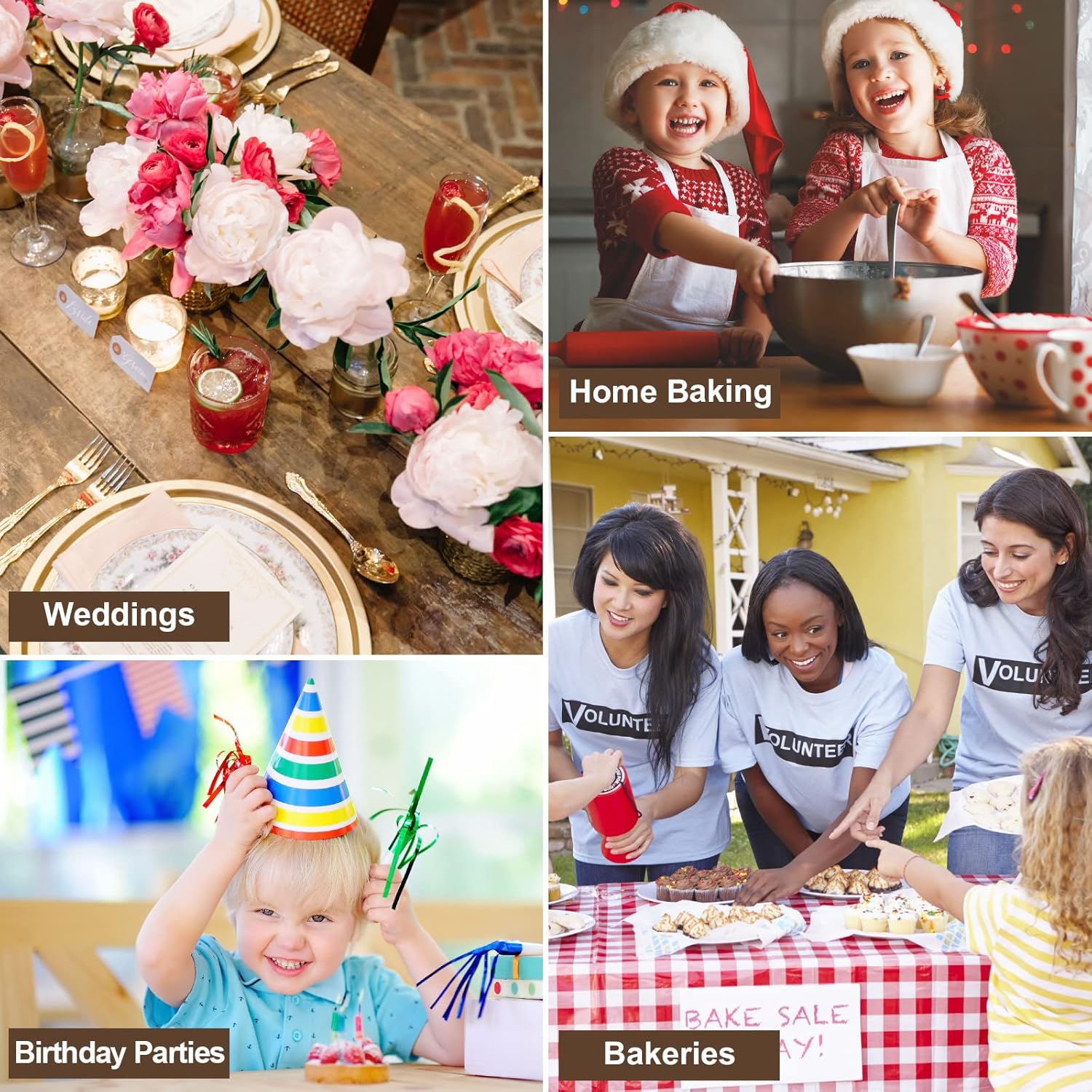 400 forros de tulipanes para cupcakes para hornear, moldes de tulipán para muffins, envoltorios a prueba de grasa, soportes para tazas de hornear