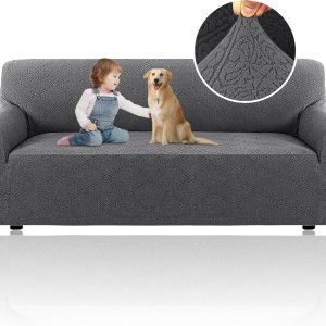 H.VERSAILTEX Fundas de sofá jacquard para sofás de 3 cojines, 1 pieza, funda elástica para sofá, funda gruesa y suave antideslizante para sofá para H.VERSAILTEX Fundas de sofá jacquard para sofás de 3 cojines, 1 pieza, funda elástica para sofá, funda gruesa y suave antideslizante para sofá para