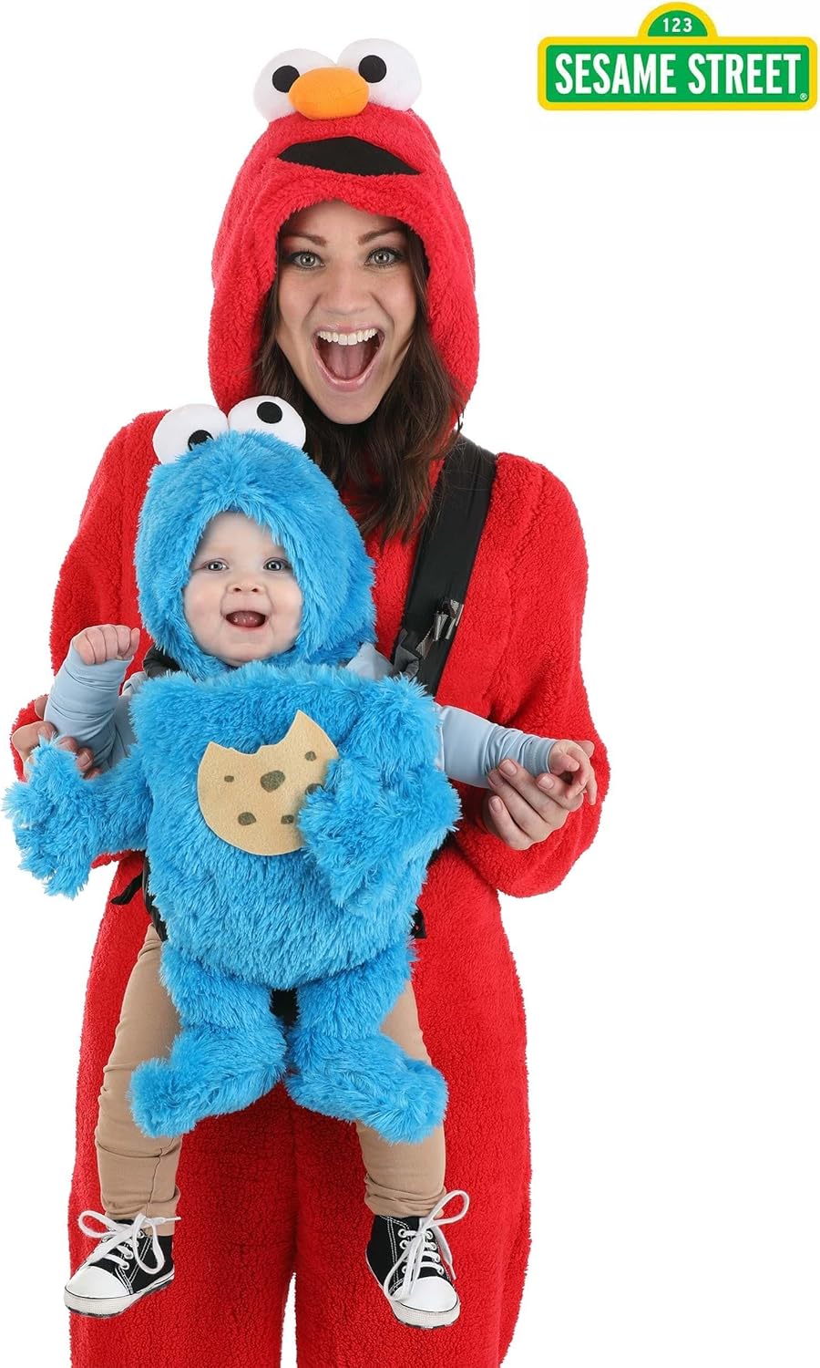 Accesorios de disfraz de personajes de Barrio Sésamo  Disfraces de Elmo Infantil, Monstruo Galleta y Oscar el Gruñón