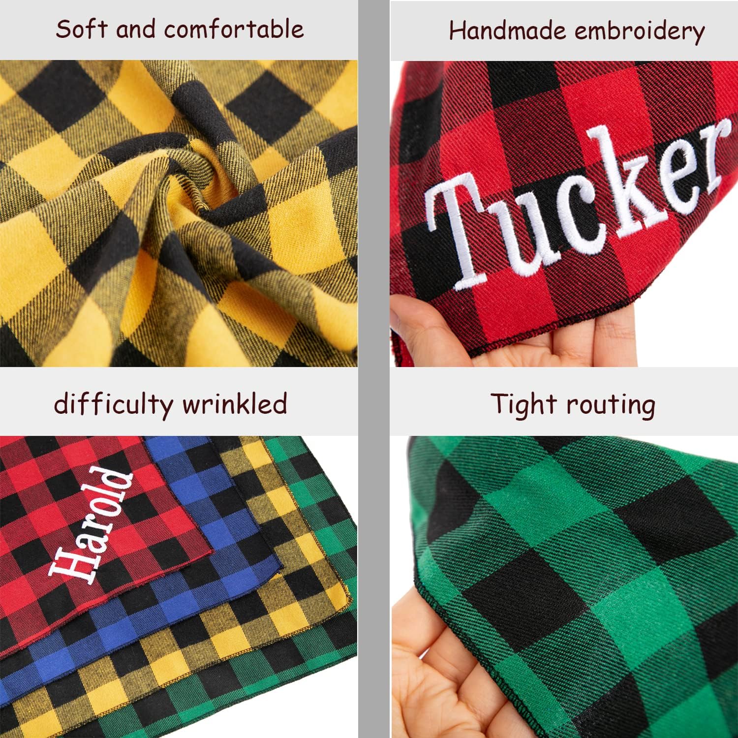 Bandana personalizada para perro bordada con nombre personalizado, bufanda para perro, baberos triangulares, pañuelo, accesorios de disfraz para