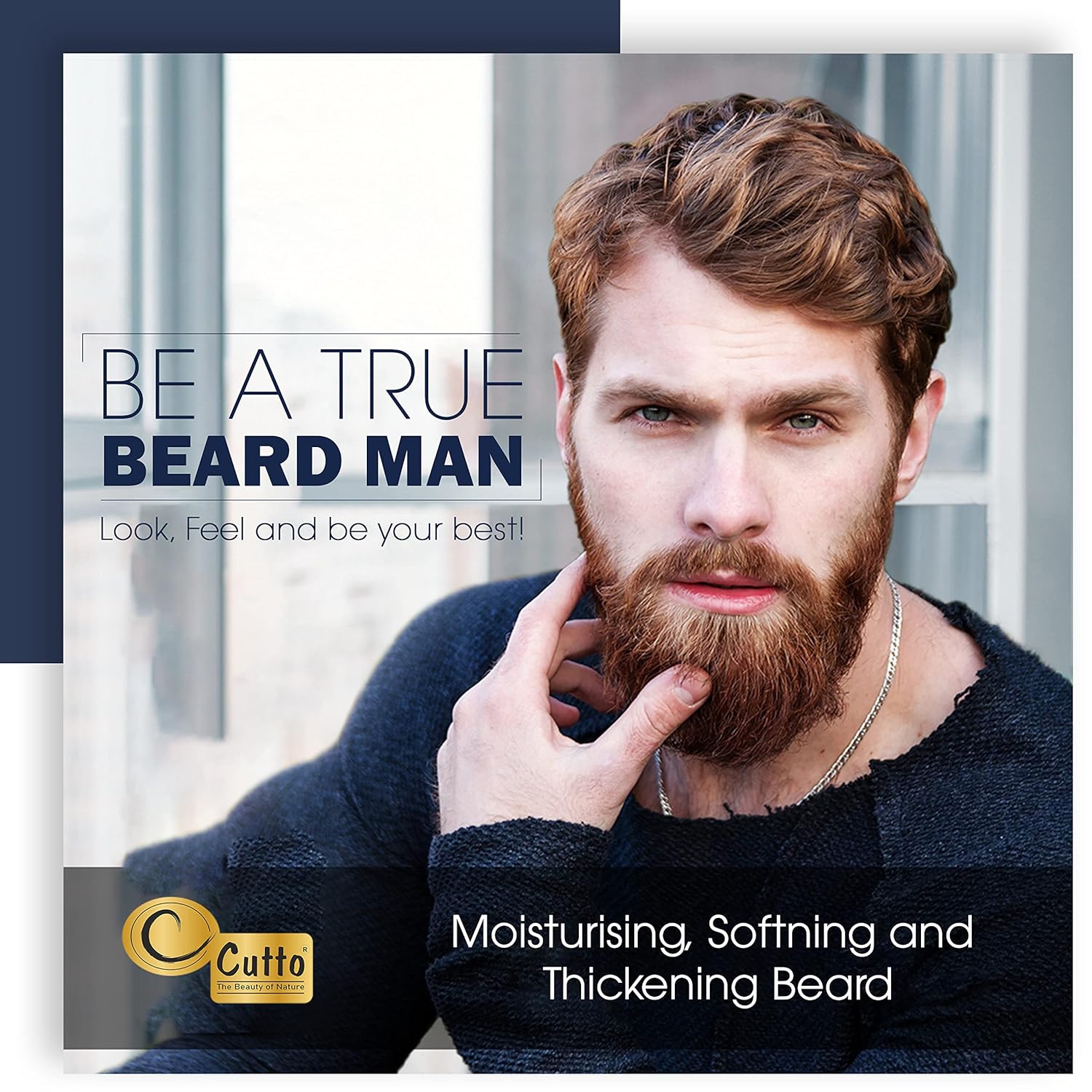 Aceite para barba  2.03 Fl.oz60 ML I Único para caballero I Mejor para estilizar modelado y crecimiento Bigote I Nutrir, humectar y acondicionar la