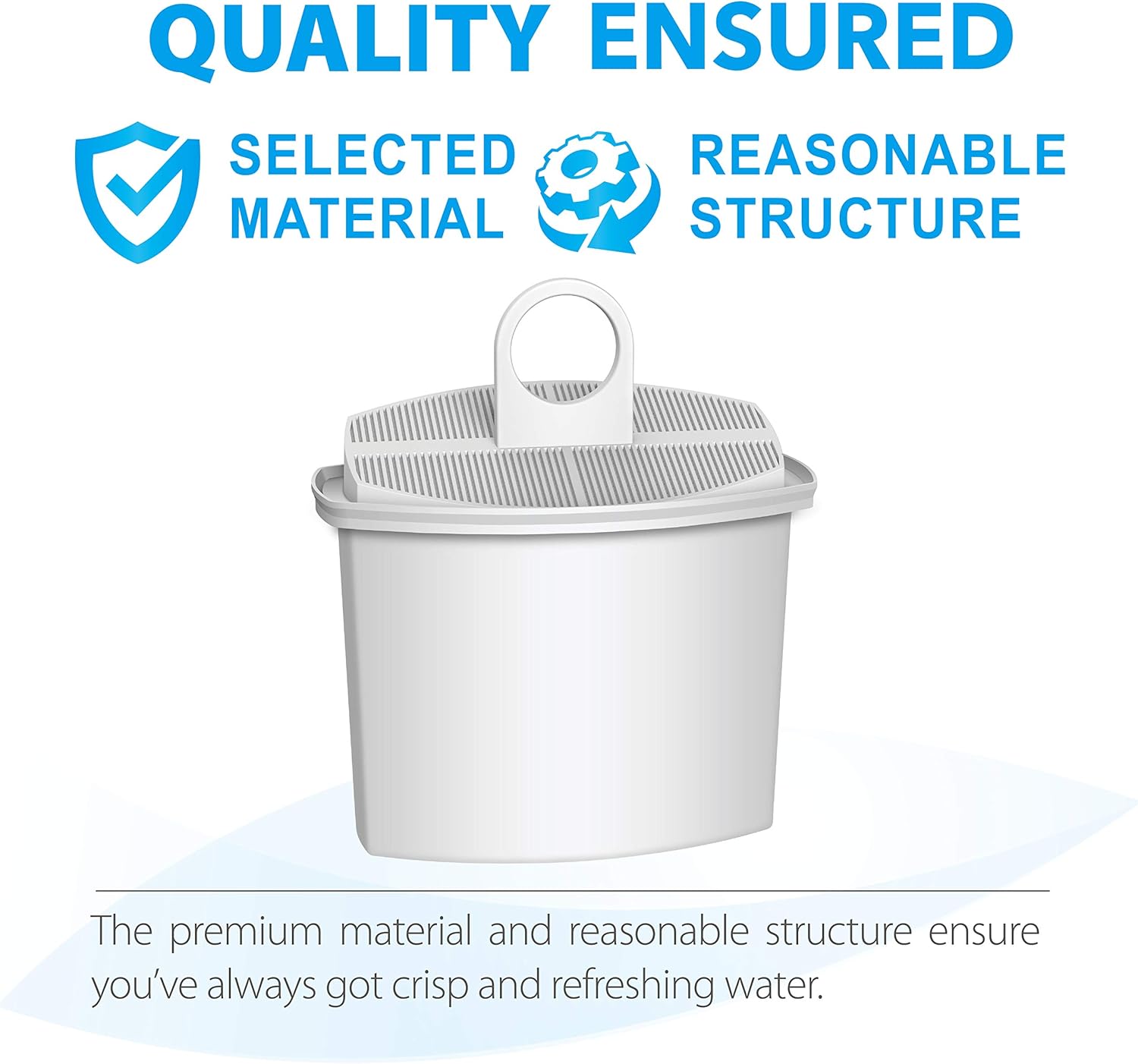 Waterdrop Filtro de agua de café certificado TÜV SÜD, repuesto para Braun KWF2, 3106, 3112, 3115, 3116, KF600, KF590E, KF580, KF550, KF190, KF187,