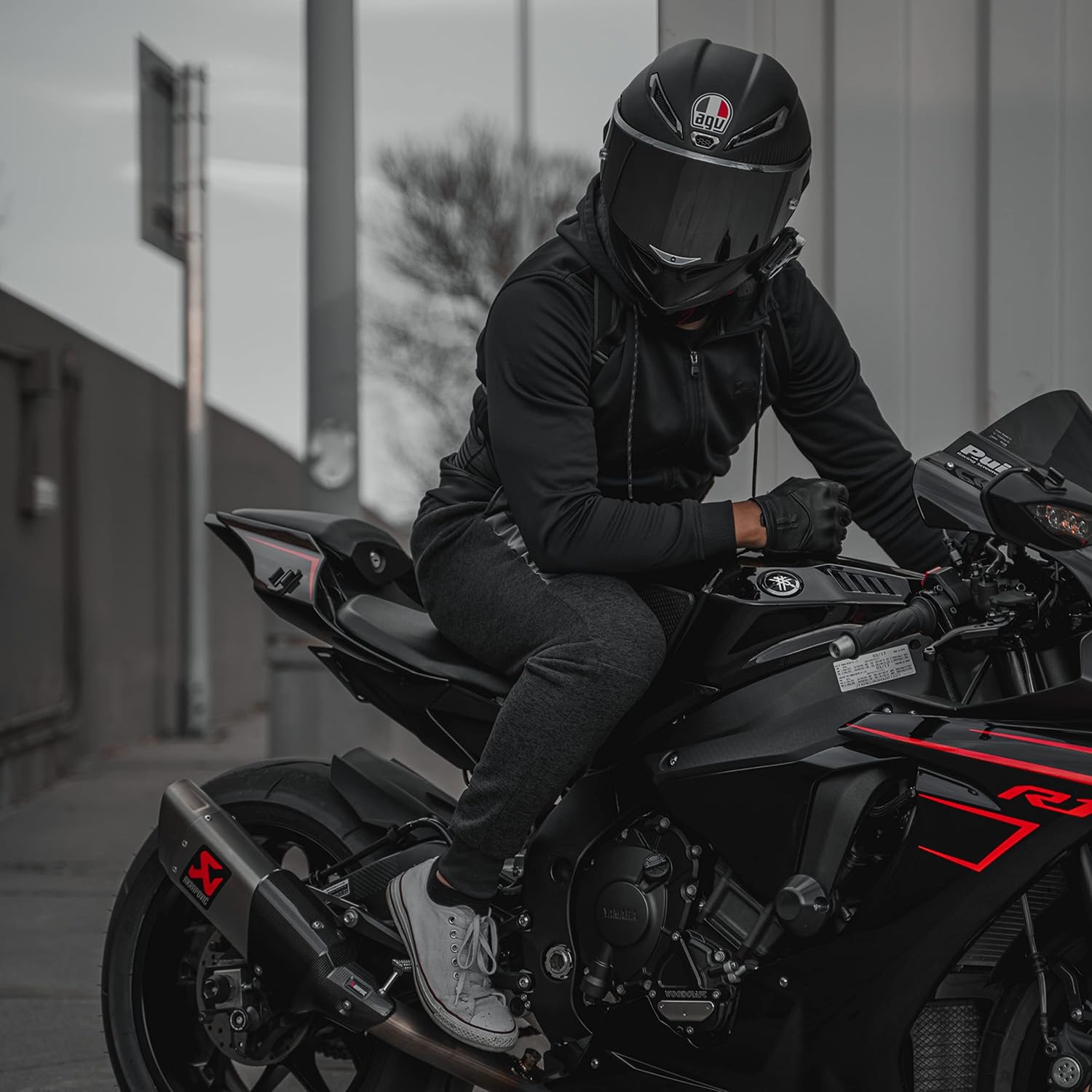 Harssidanzar Guantes de motocicleta de cuero cálido para hombre con pantalla táctil GM041US