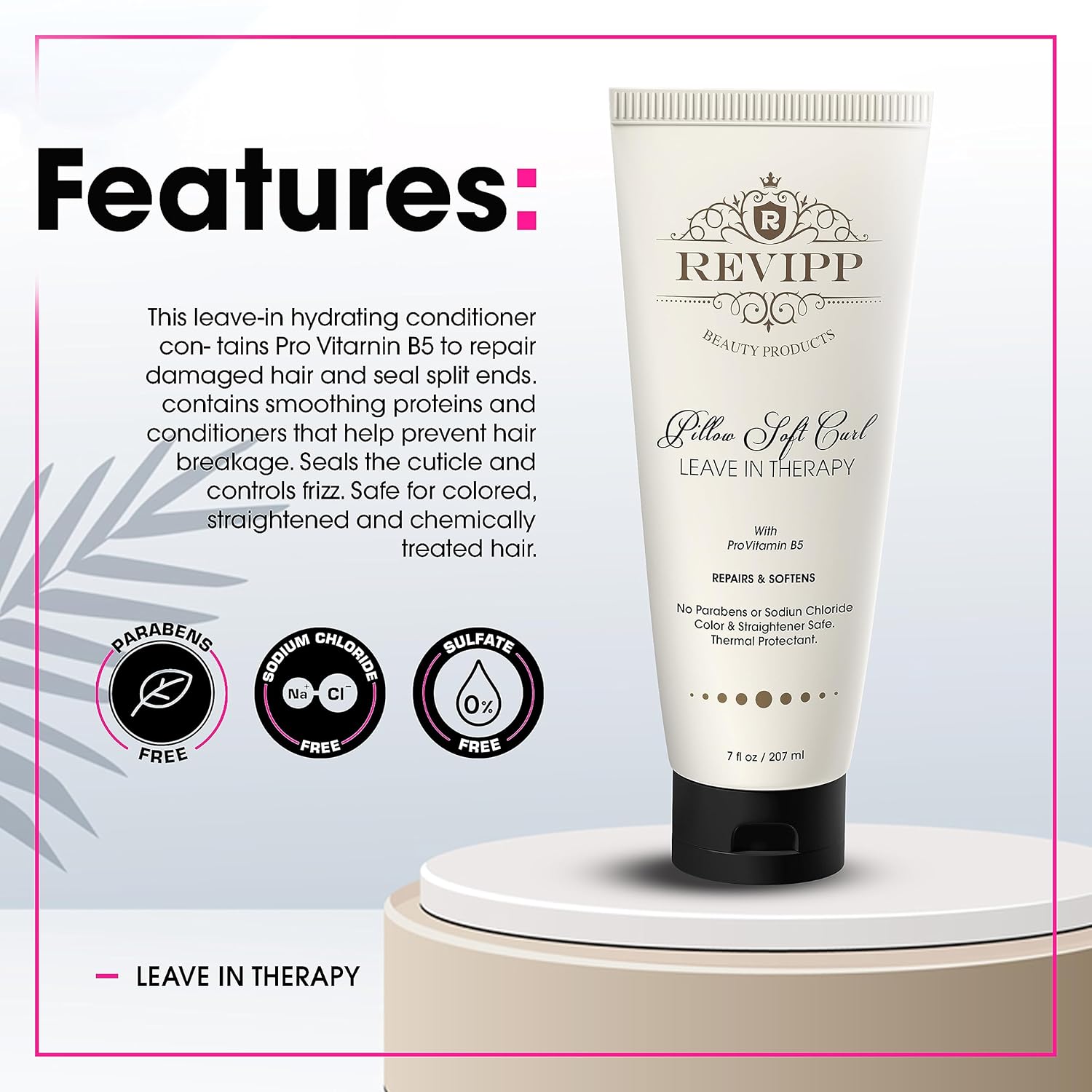 REVIPP – Paquete completo de terapia capilar champú, acondicionador y tratamiento sin enjuague, restaura, fortalece y nutre tu cabello