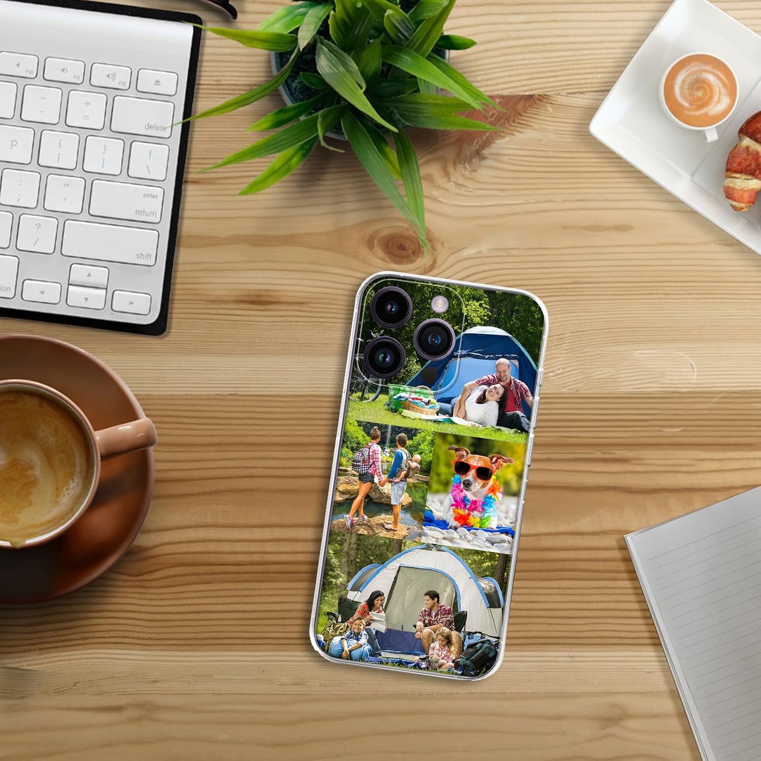 Funda de teléfono con foto personalizada, con iPhone 15 14 13 12 11 Pro Max Plus Mini XR XS X, diseño de imagen personalizada tu propia funda de