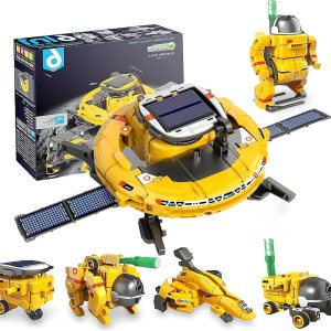 Proyectos de tallo de robot solar para niños de 8 a 12 años, 10 a 14 años, juguetes espaciales, kit robótico de ciencia, experimento, modelo de Proyectos de tallo de robot solar para niños de 8 a 12 años, 10 a 14 años, juguetes espaciales, kit robótico de ciencia, experimento, modelo de