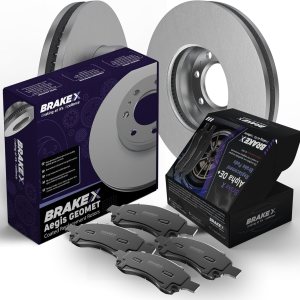 Kit de pastillas de freno y rotores de repuesto  Rotores recubiertos Aegis GEOMET y pastillas de freno de cerámica Alpha  Compatible con Jeep Kit de pastillas de freno y rotores de repuesto  Rotores recubiertos Aegis GEOMET y pastillas de freno de cerámica Alpha  Compatible con Jeep