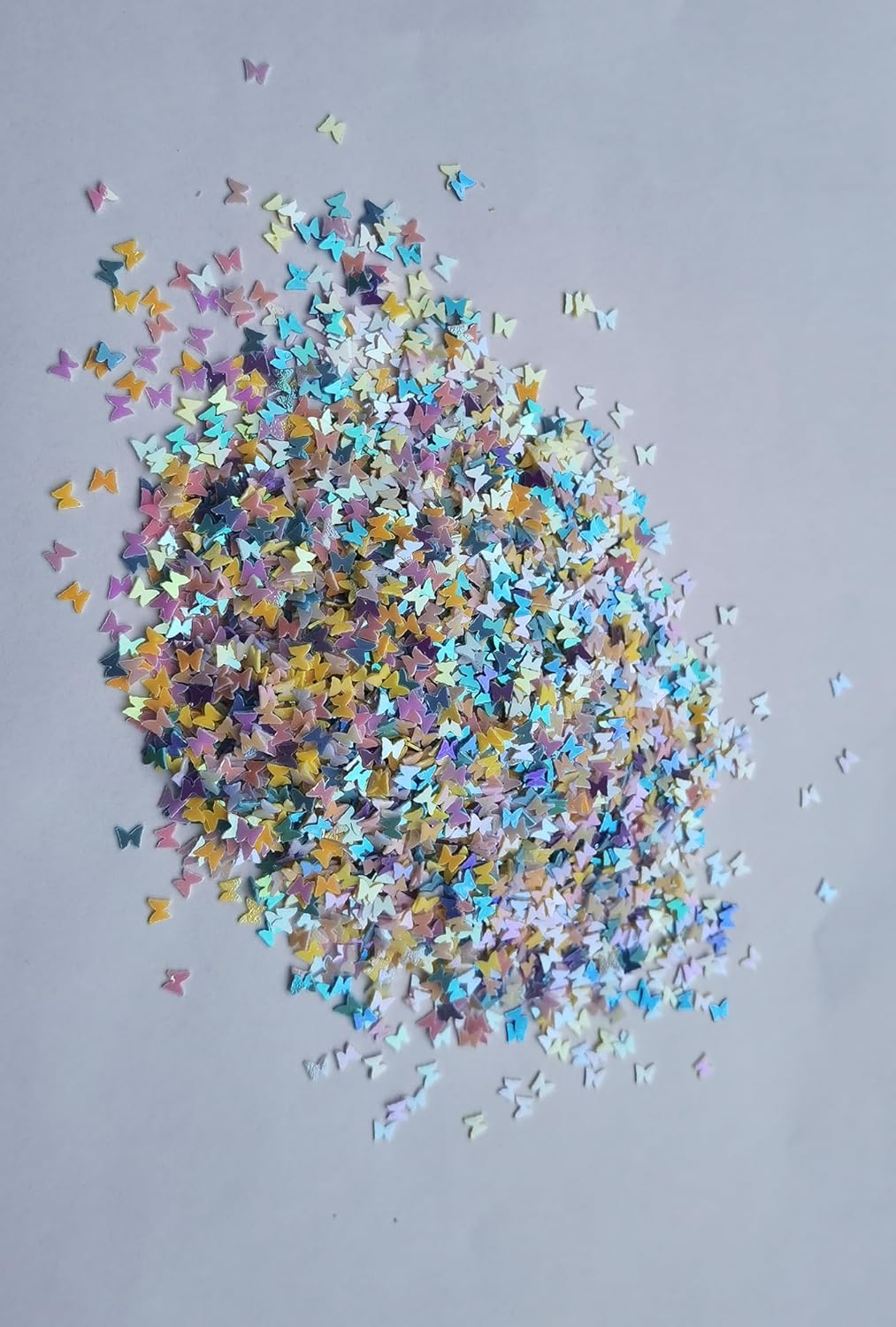 Confeti con purpurina con formas de mariposa para arte de uñas, suministros de limo, manualidades de resina, decoración del hogar, tarjetas de