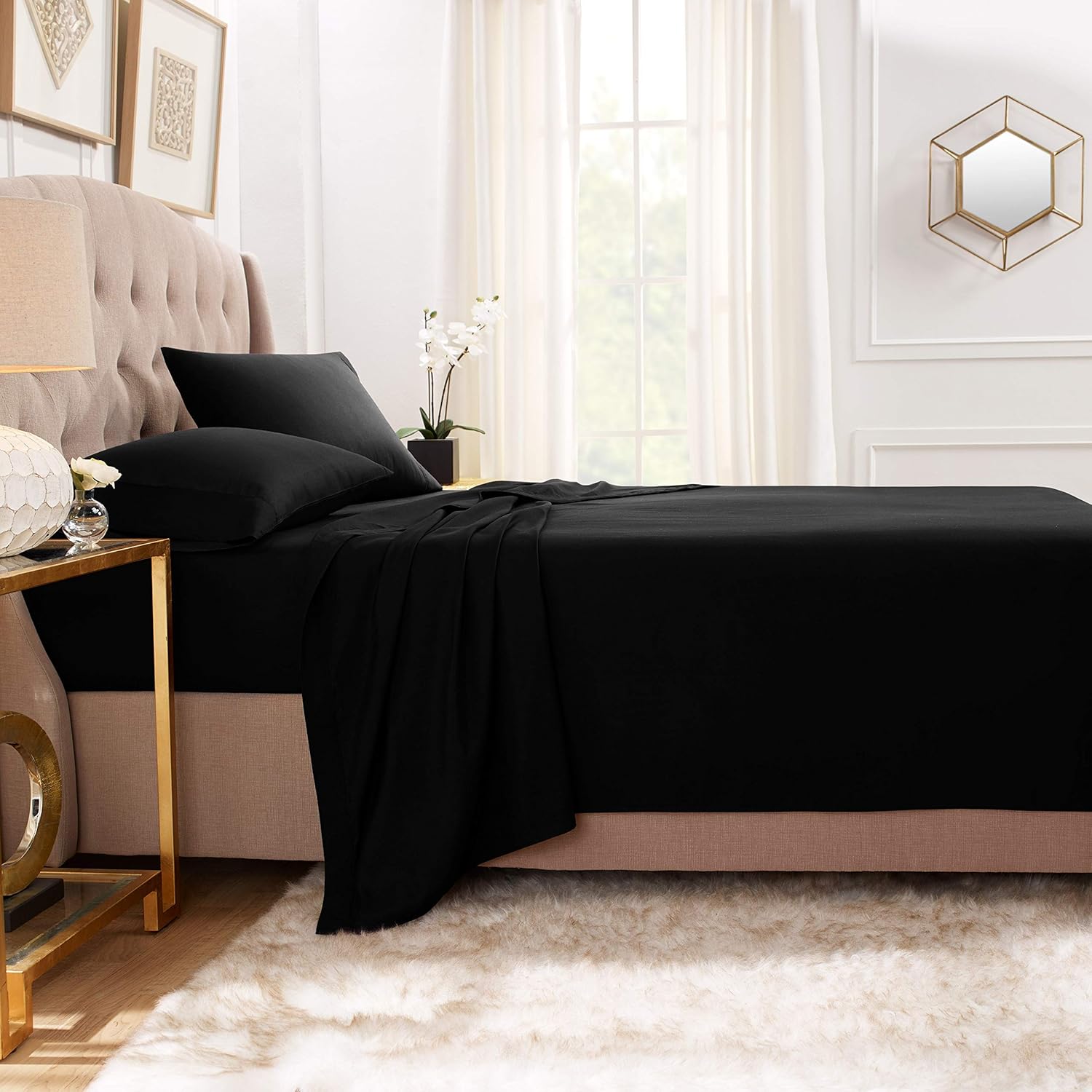 Funda de almohada 100% algodón ultrasuave de 800 hilos, duradera y sedosa, tejido de satén de algodón puro (funda de almohada tamaño estándar),