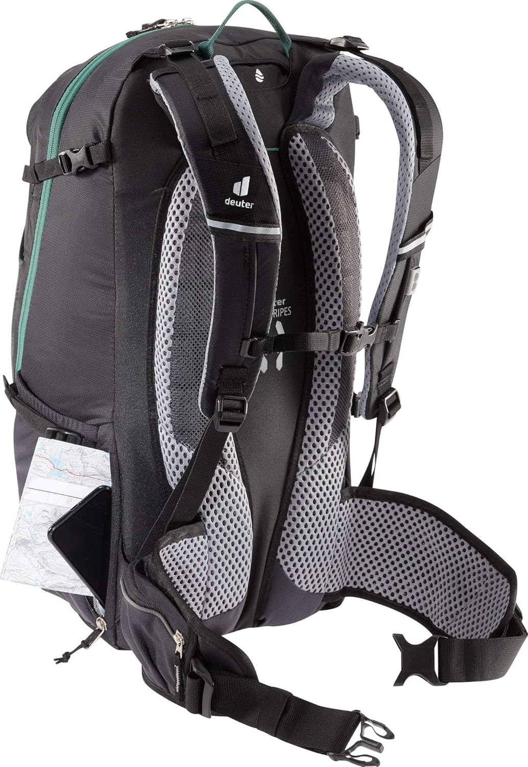 DEUTER Unisex  Mochila para bicicleta Trans Alpine 30 para adultos, color negro, 30 l