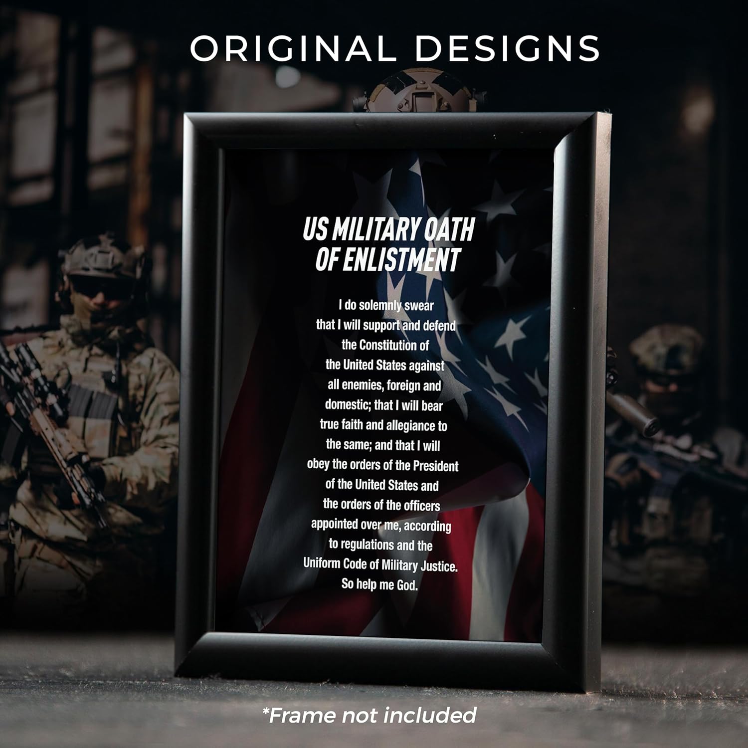 Circa Print Pósteres inspirados en la marina de los Estados Unidos  Arte de pared motivacional con refranes y eslóganes del USMC  Póster militar con