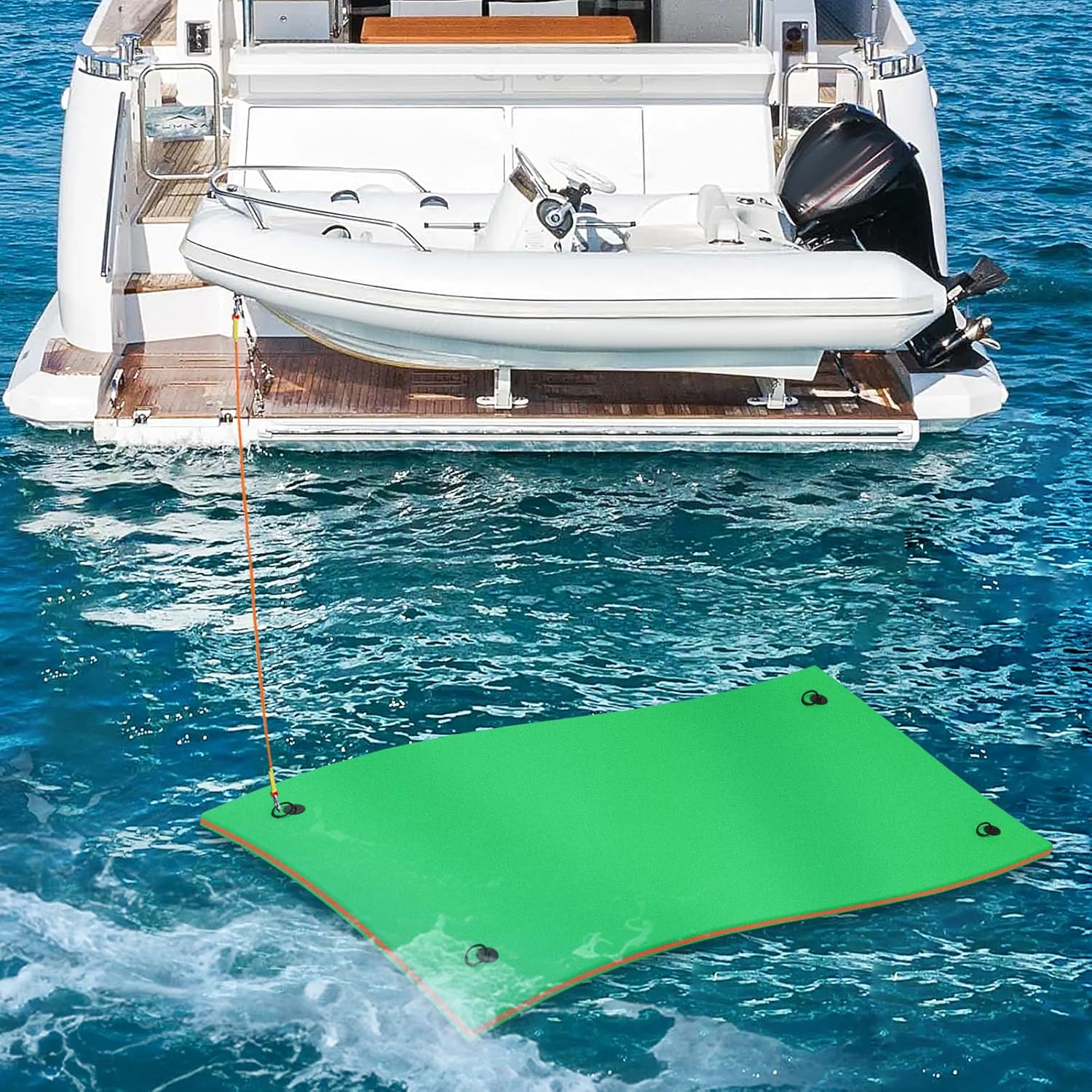 Magshion Large Water Floating Mat for Adults Pool Lake Boating Float Pad 12 x 6 ft