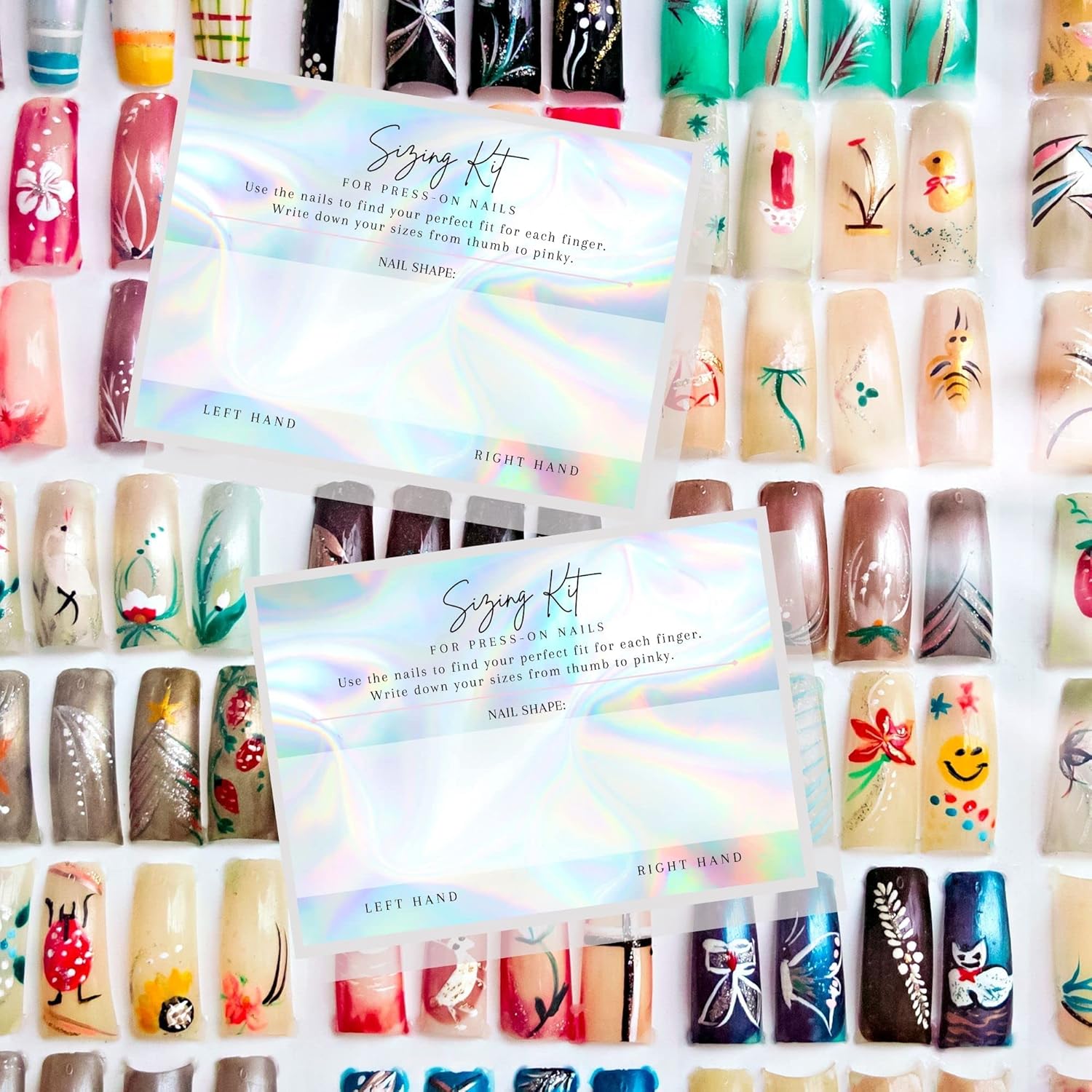 Tarjeta de tamaño de uñas a presión  Paquete de 30  Postal grande de 5 x 7 pulgadas  Suministros de uñas a presión  Para kit de uñas a presión  Guía