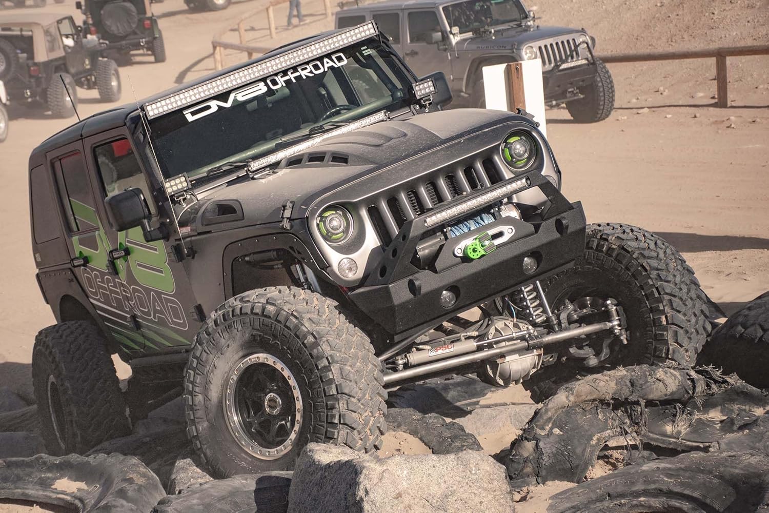 Capucha de dispersión de calor para Jeep Wrangler JK 2007-2018  Carenado central elevado y ventilado  Doble ventilación para un máximo flujo de aire